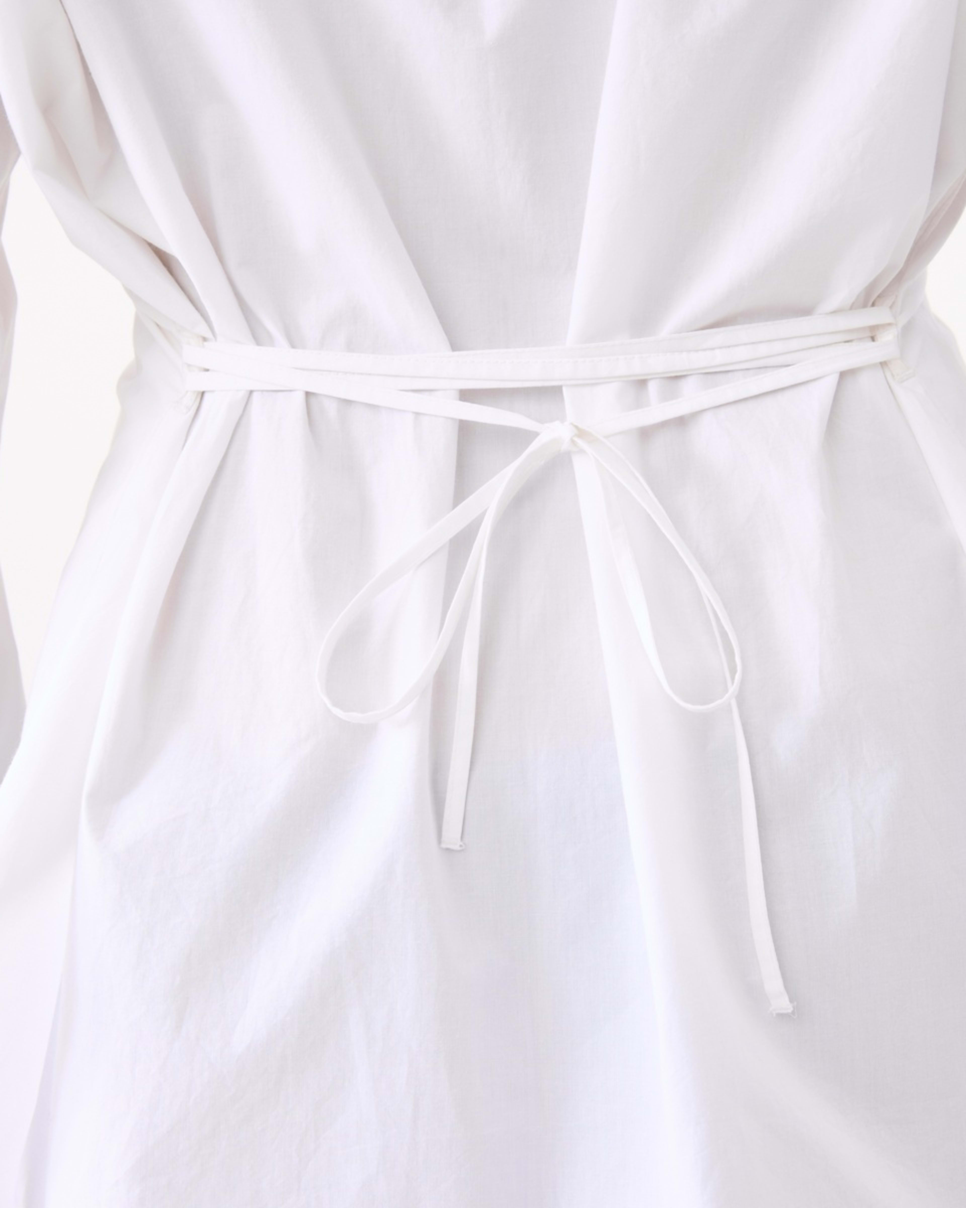 8 Long Sleeve Tie Back Detail Shirt White, 8 of 8
