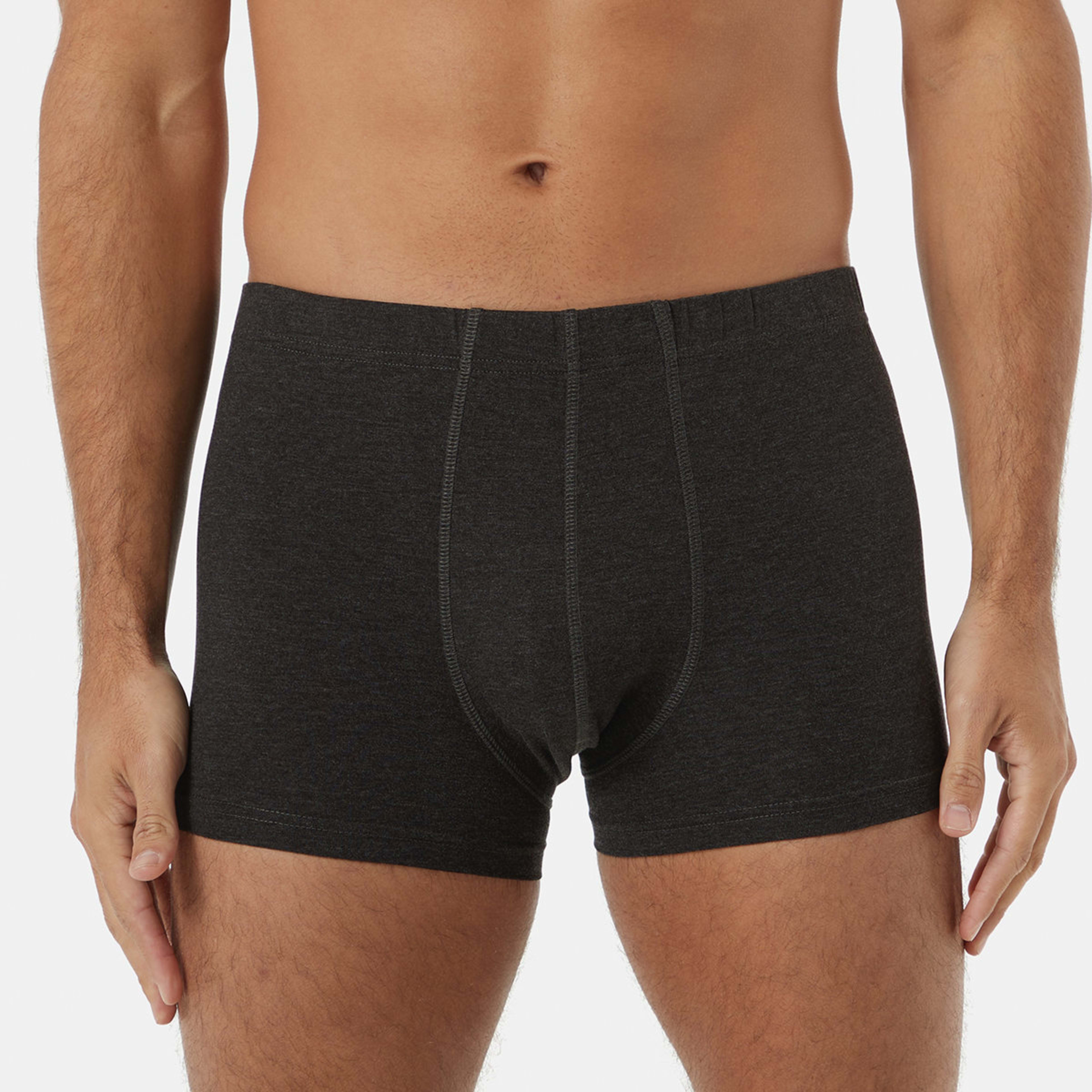 2 5 Pack Tunnel Waistband Trunks Char Marle, 2 of 7