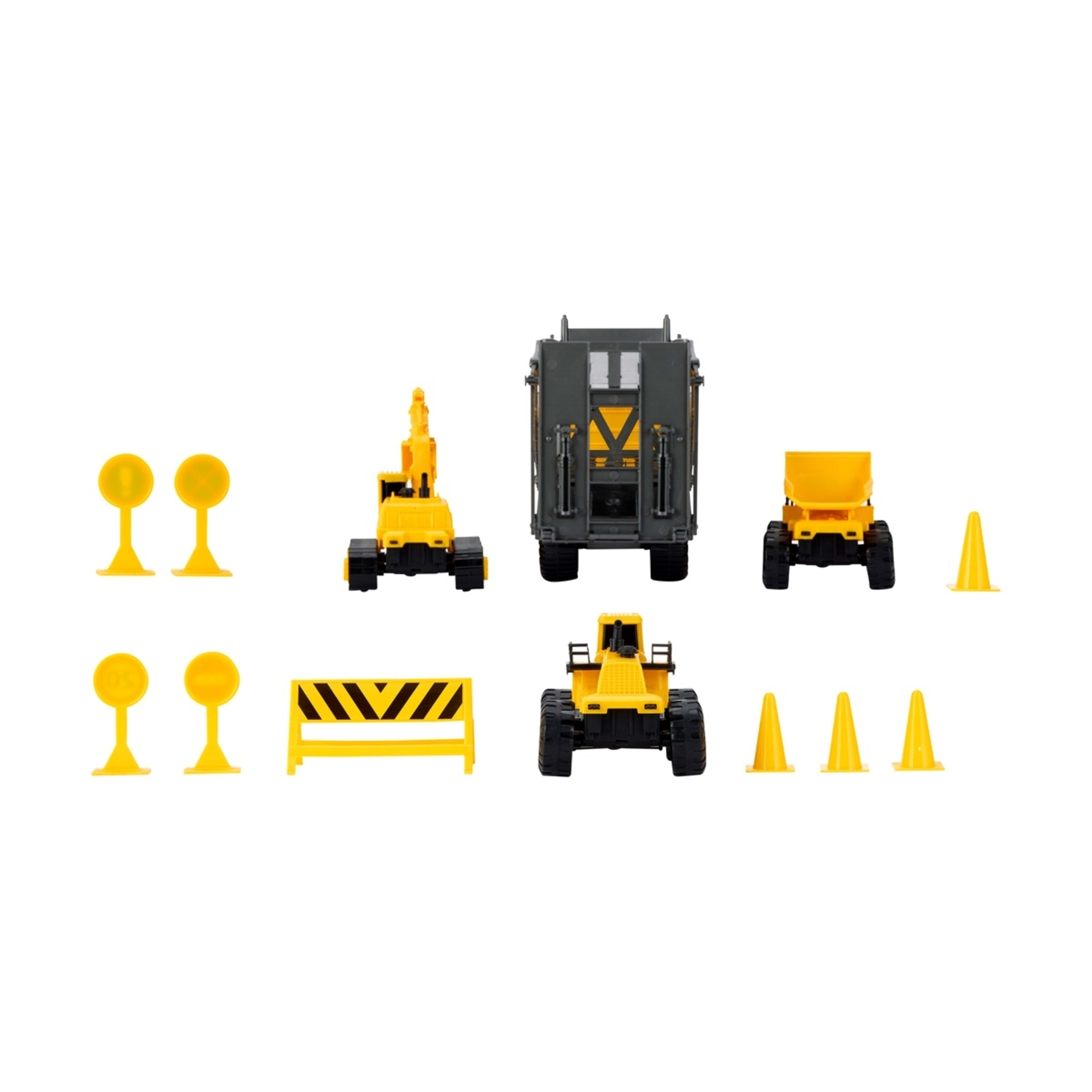 4 Lights and Sounds Construction Hauler Playset, 4 of 9