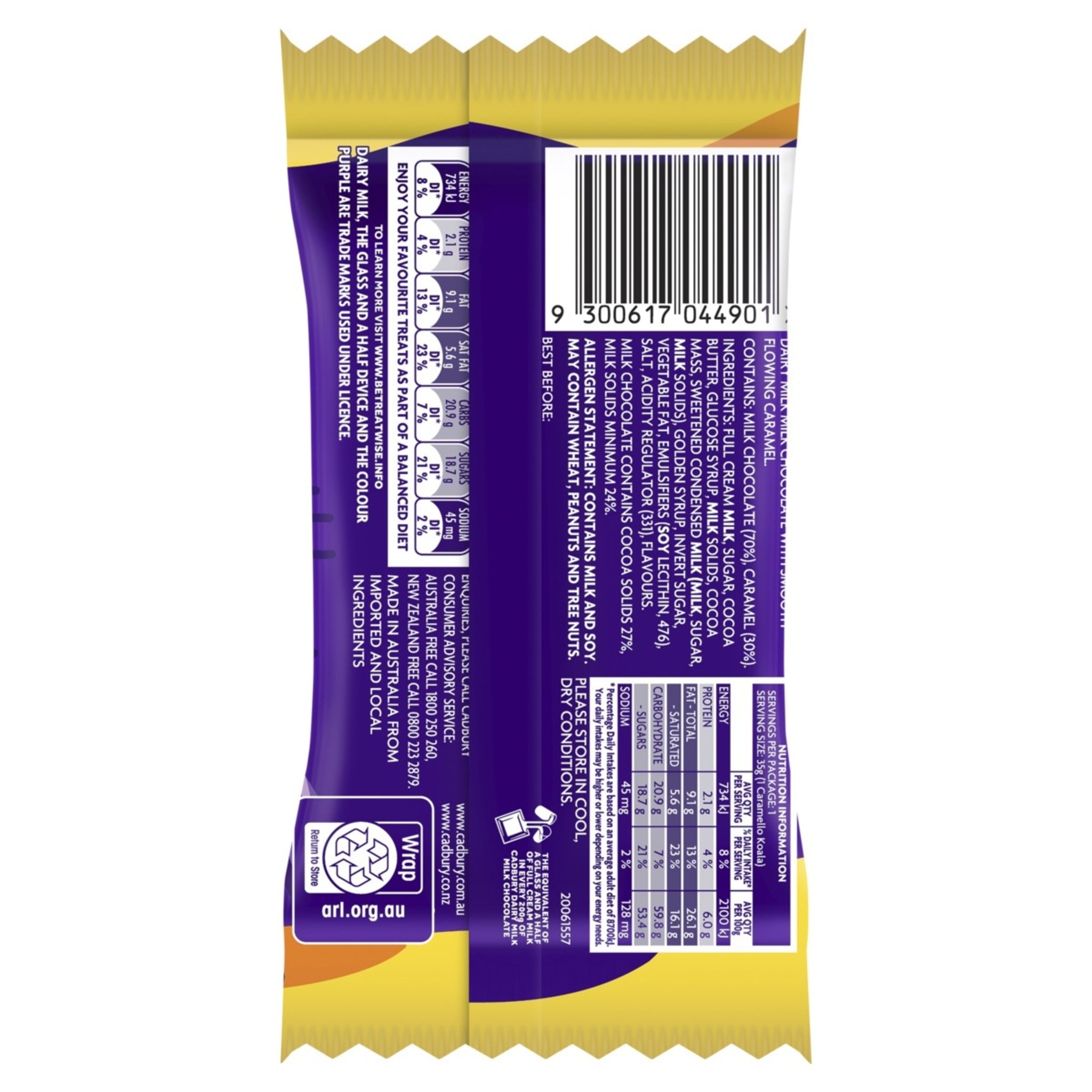 Cadbury Dairy Milk Caramello Koala 35g Kmart