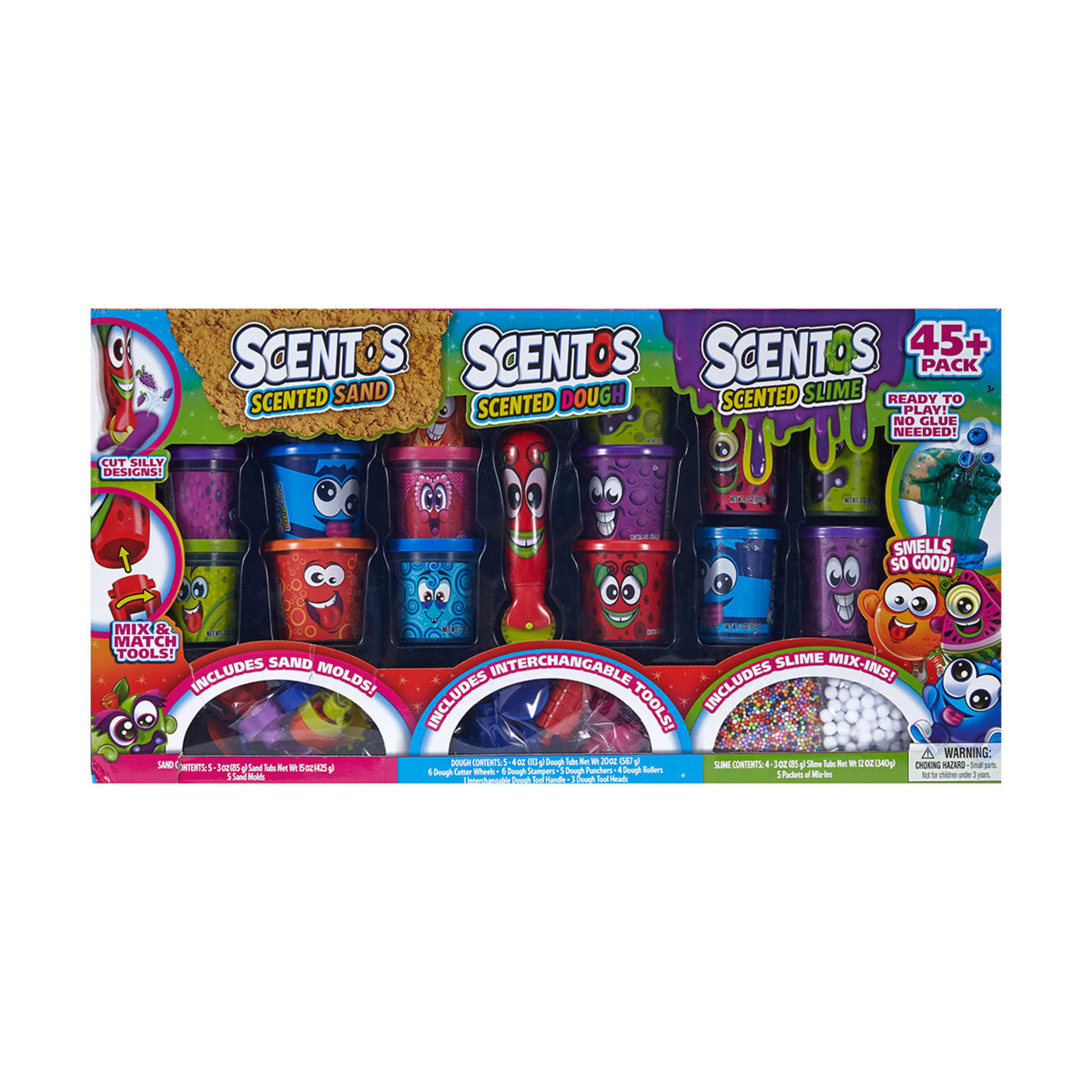 Scentos Scented Sand, Dough & Slime Kit Kmart