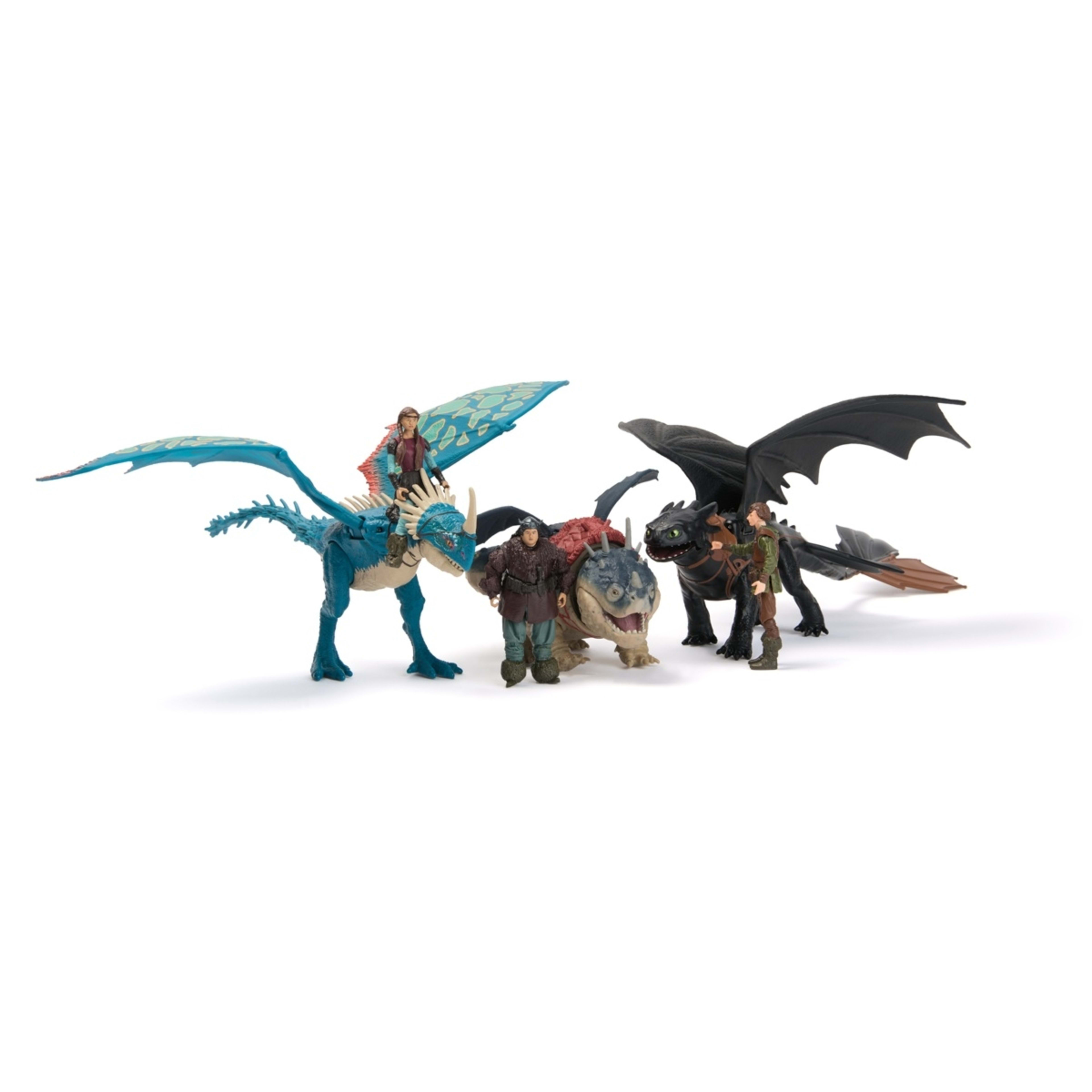 8 How To Train Your Dragon Toothless and Hiccup Action Figure Set, 8 of 10