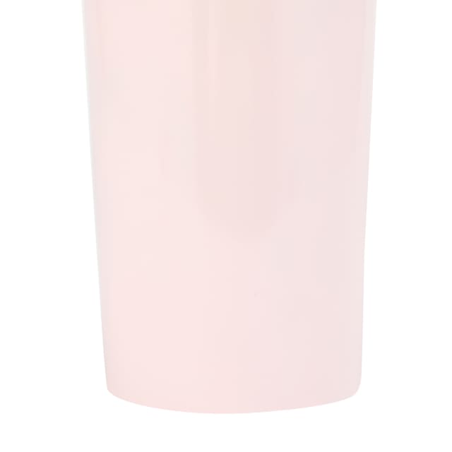 700ml Pink Double Wall Tumbler with Straw Kmart