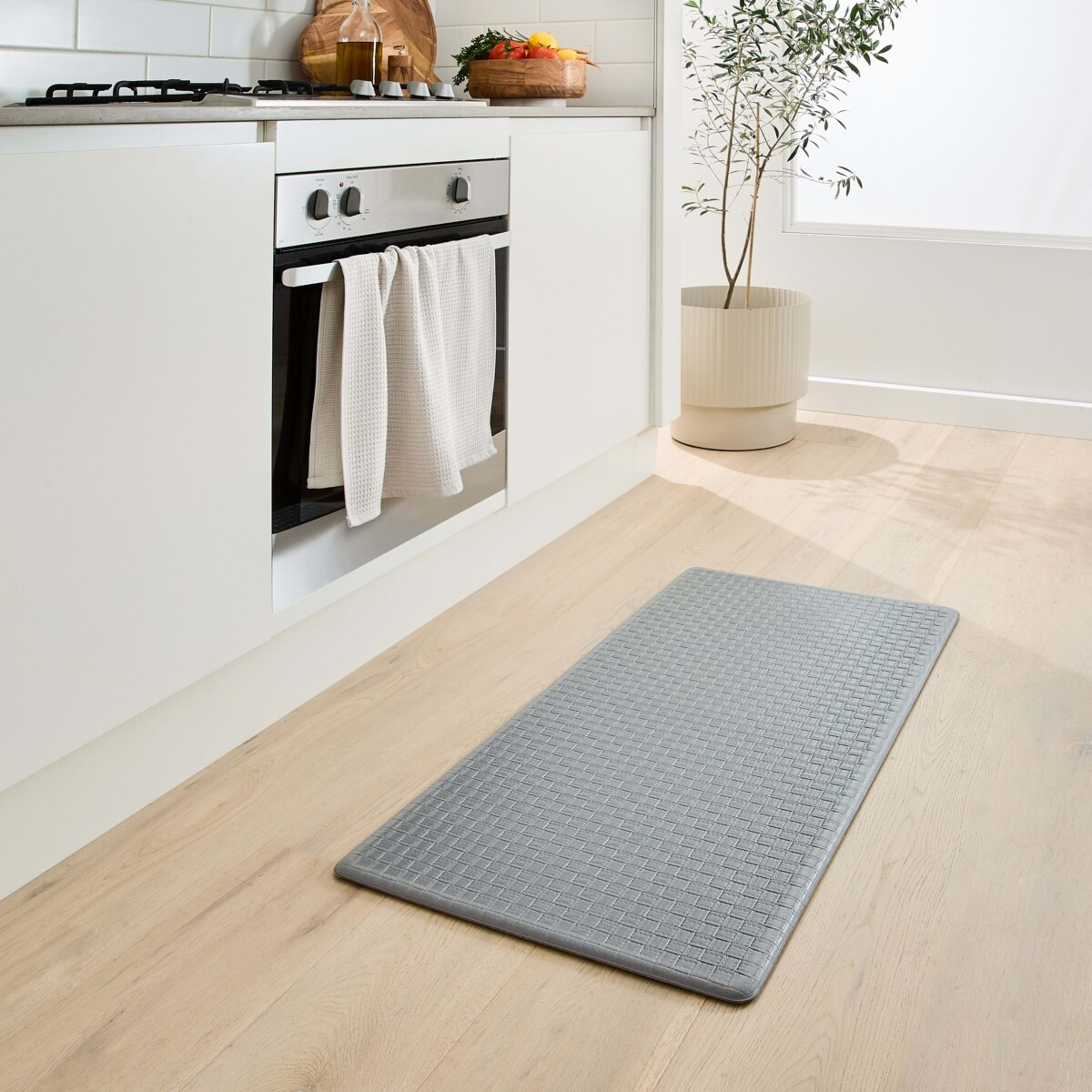 1 Kitchen Mat - Grey, Extra Large