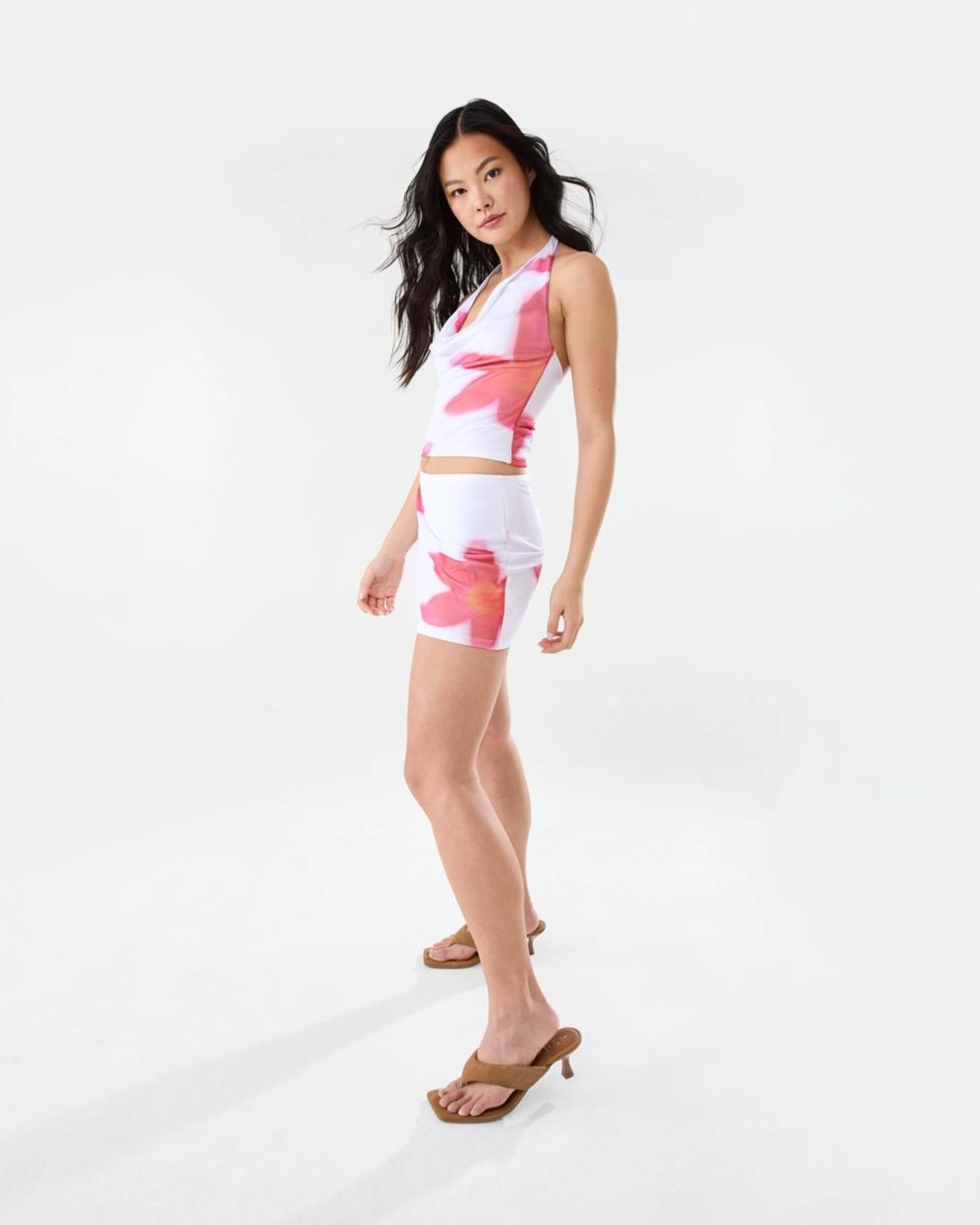 5 Mesh Mini Skirt HOT TROP WHITE, 5 of 9