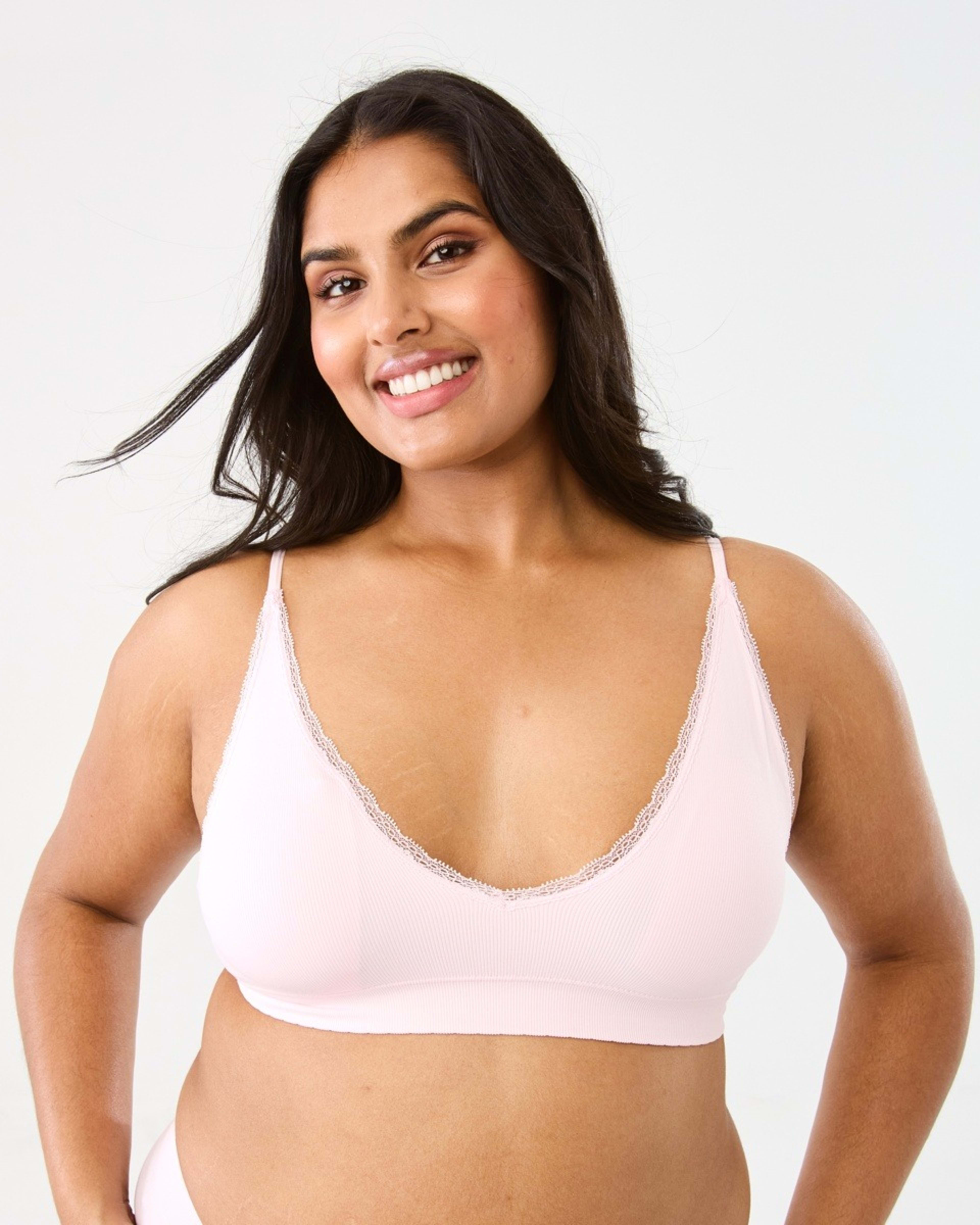 7 2 Pack Seamfree Rib Bralette Wild Flowr, 7 of 10