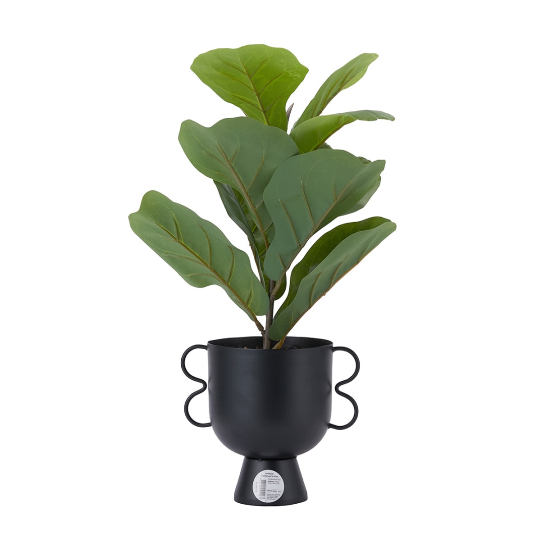 Artificial Fiddle Leaf in Pot Kmart