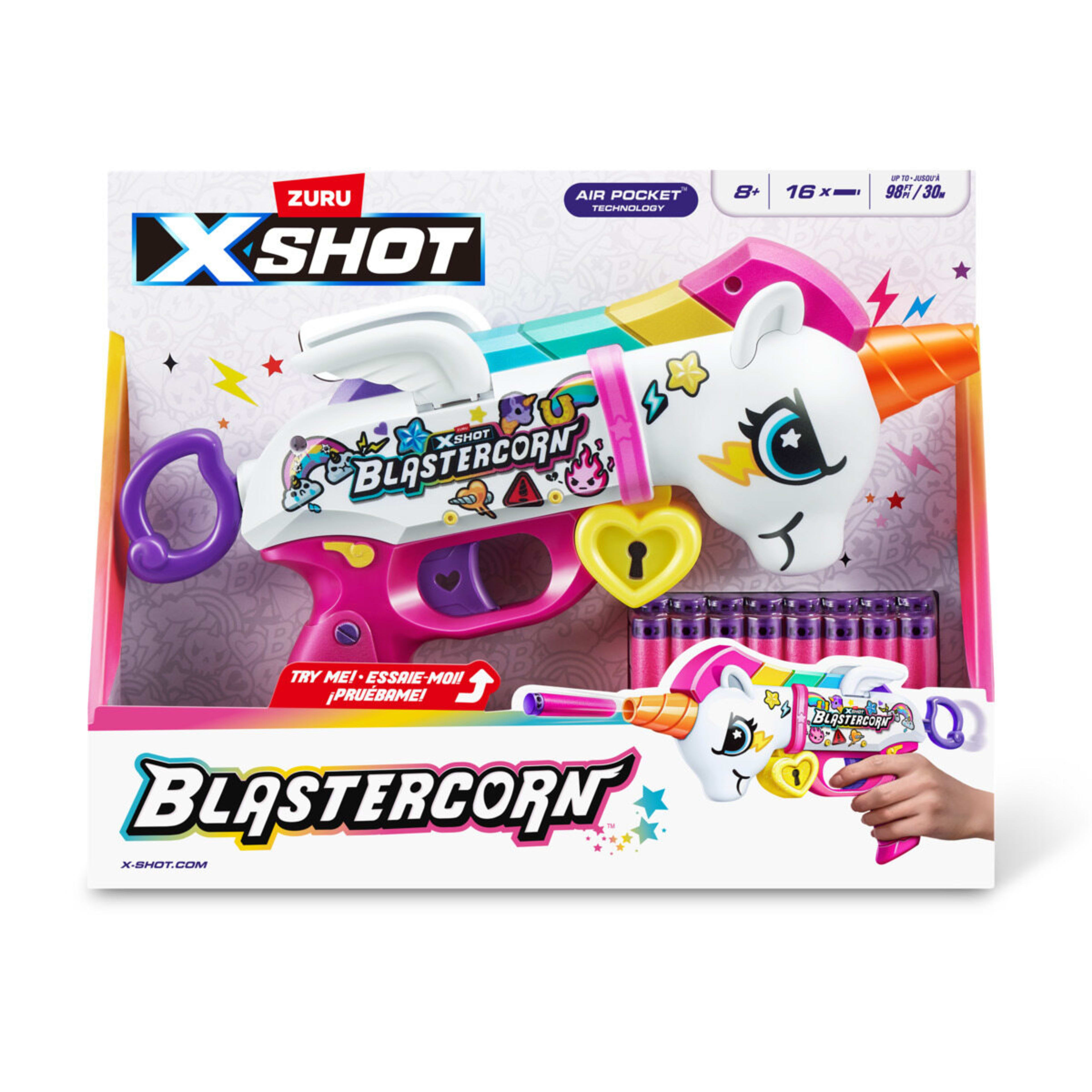 1 Zuru X-Shot Blastercorn Blaster 16 Darts, 1 of 6