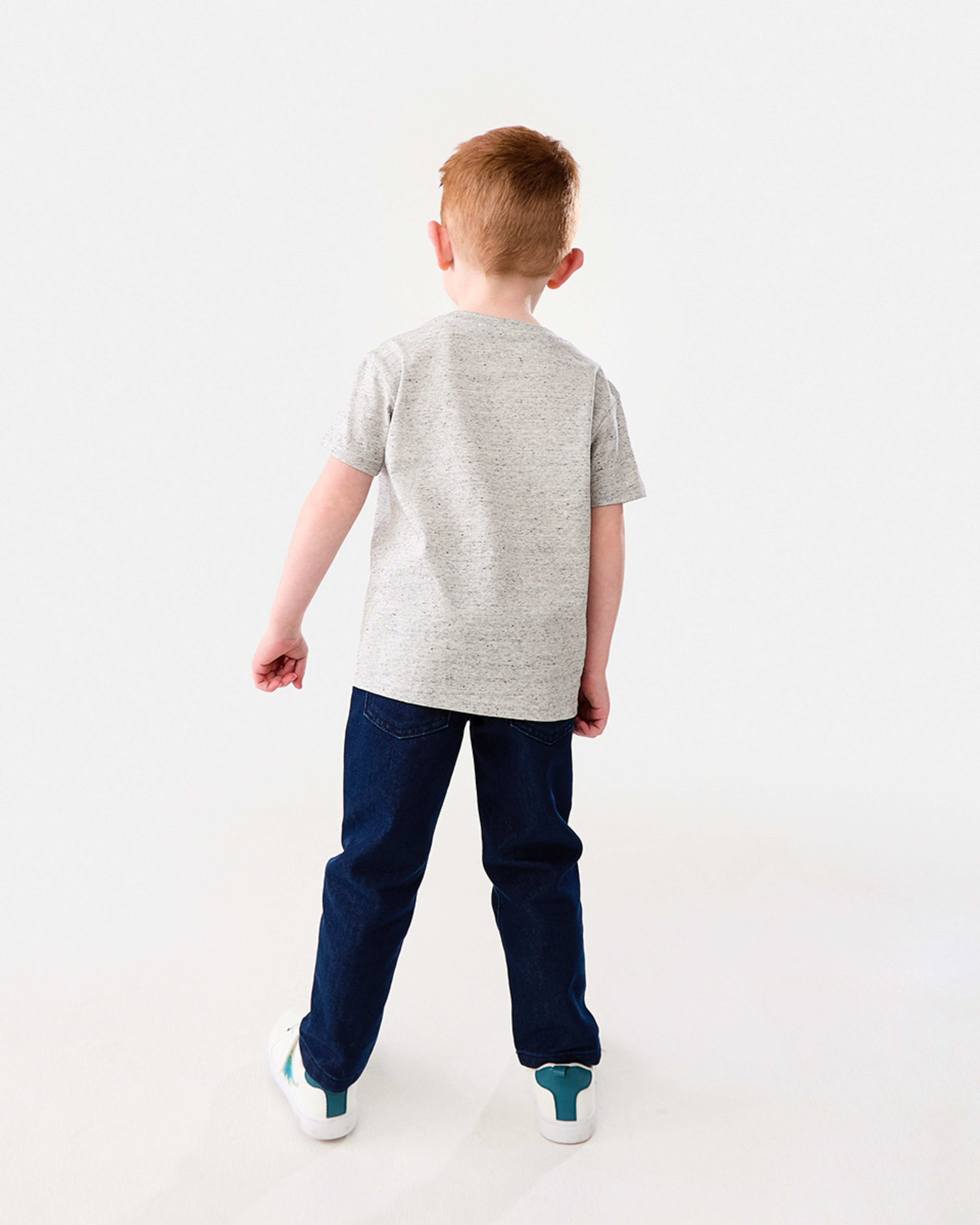 6 Plain Cotton T-shirt Tlg Marle, 6 of 8