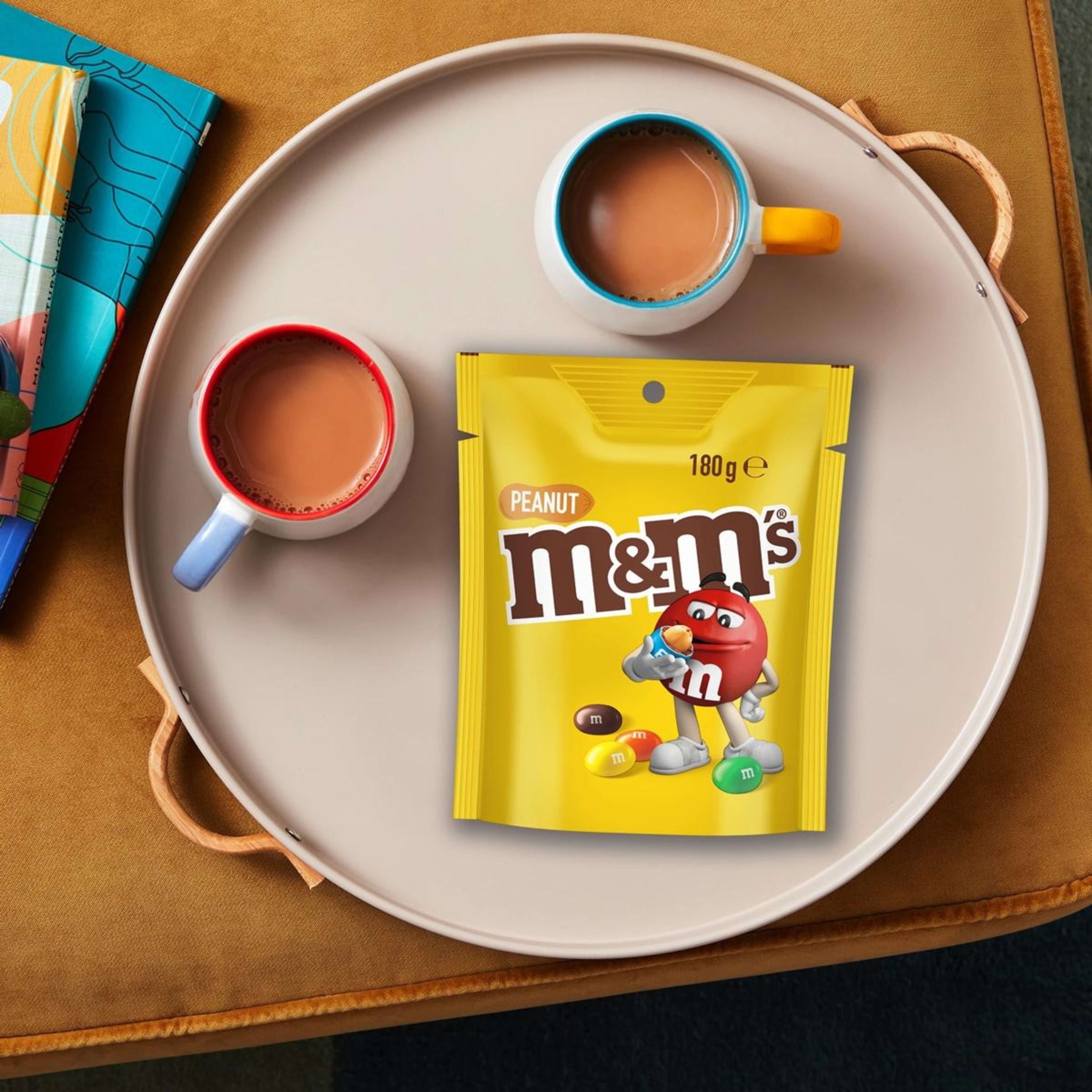 3 M&M's Peanut Milk Chocolate Snack and Share Bag 180g, 3 of 7