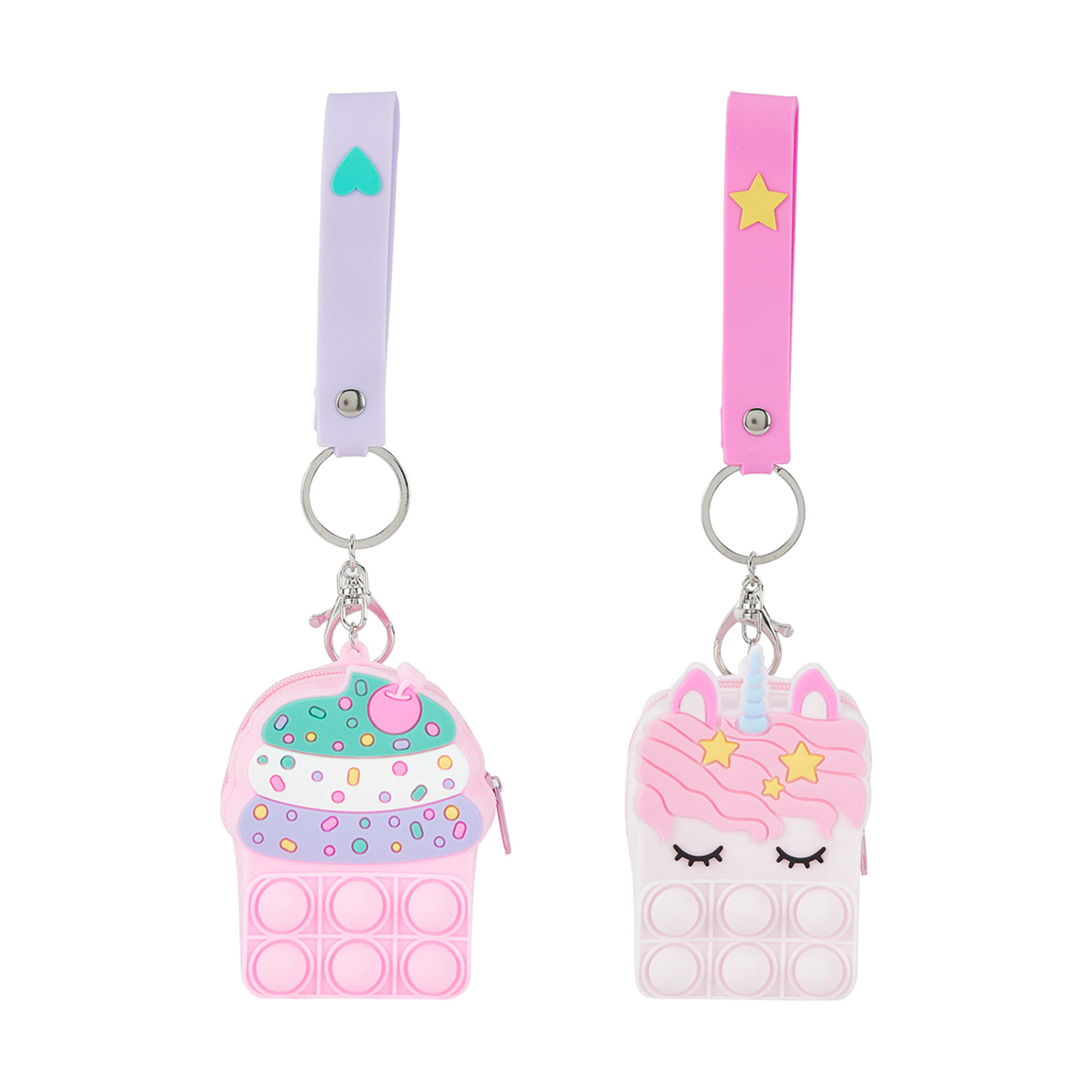 Keyring Popper Coin Purse Assorted Kmart