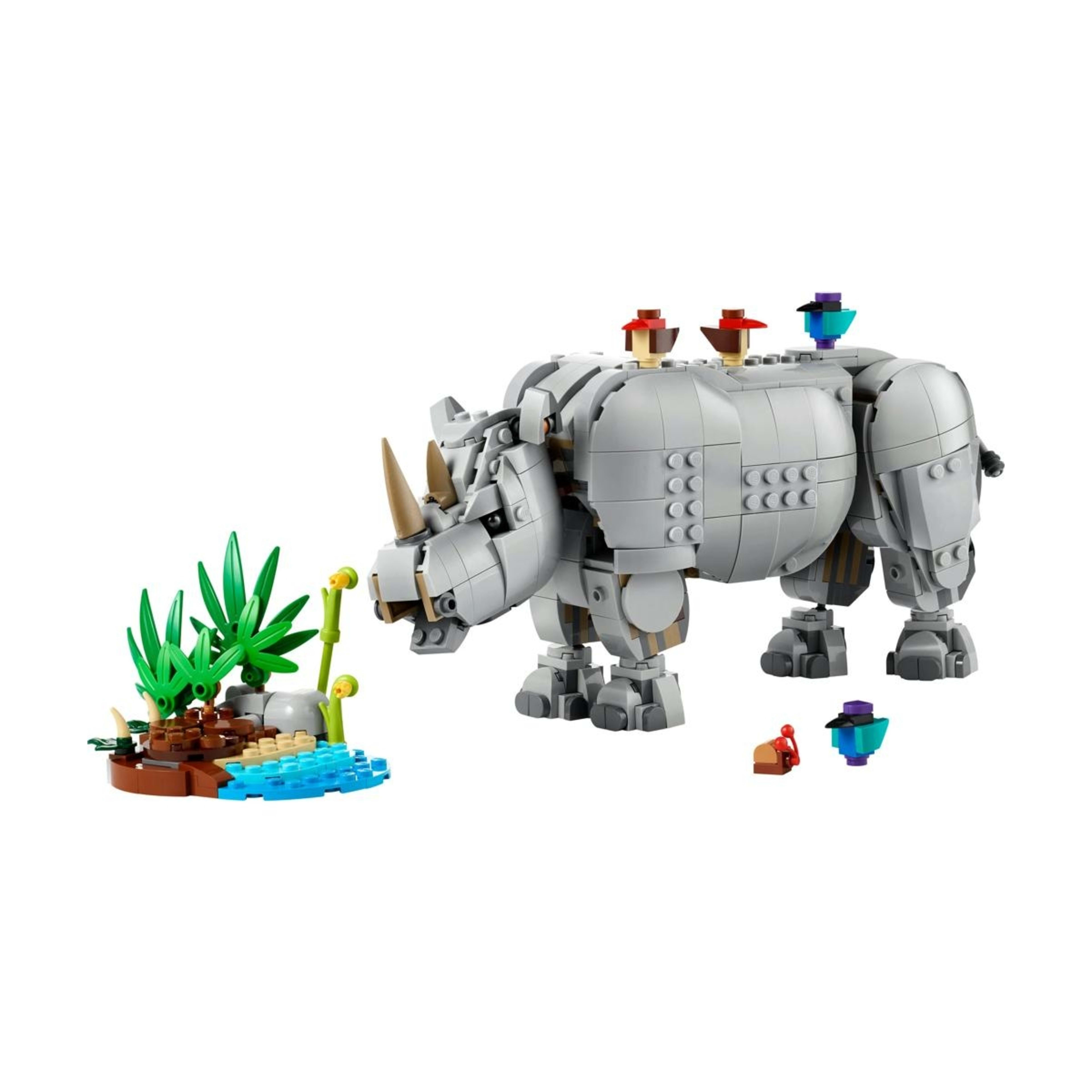 2 LEGO Creator Wild Animals: Majestic Rhino with Birds 31171, 2 of 10