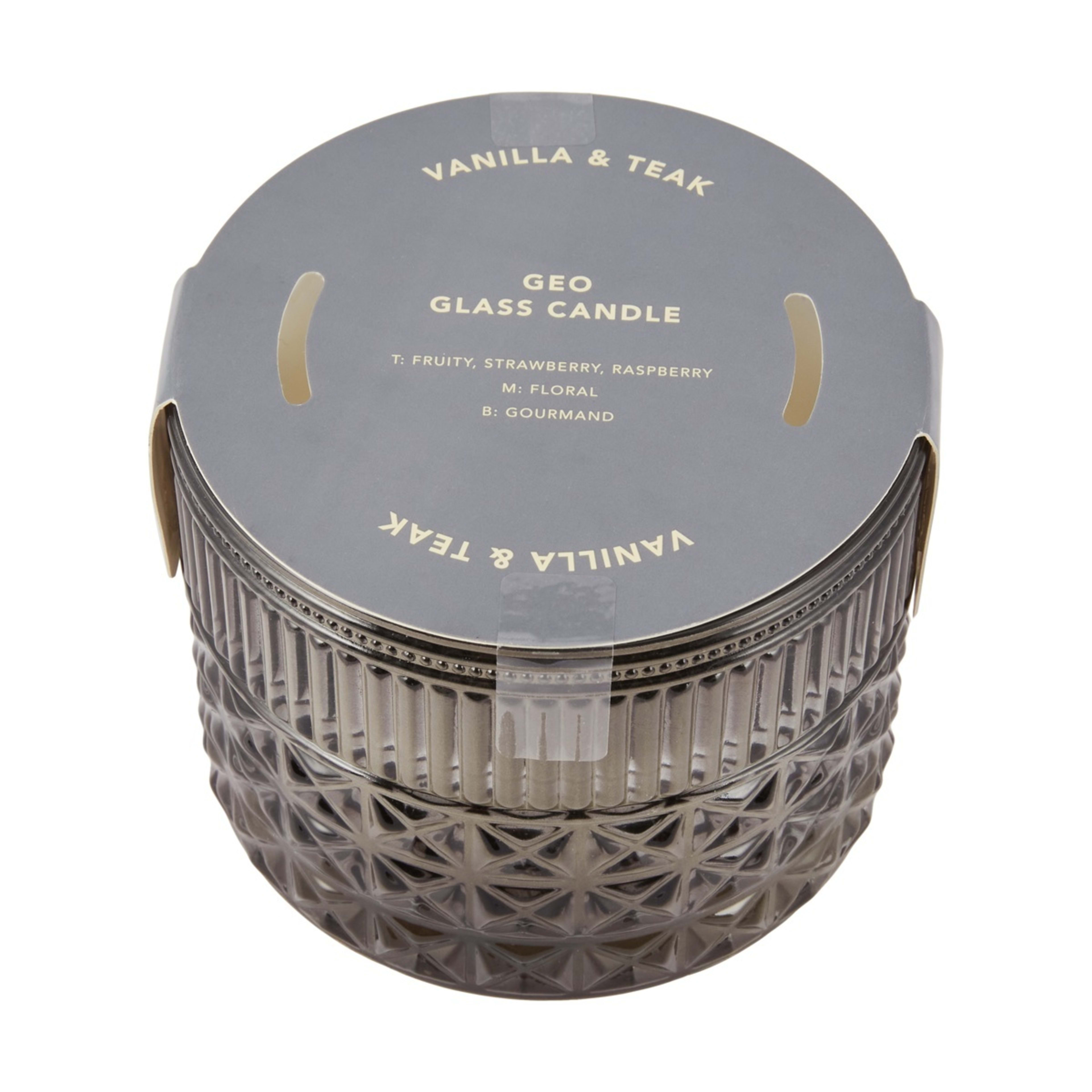2 Smoke Geo Glass Candle, 2 of 5