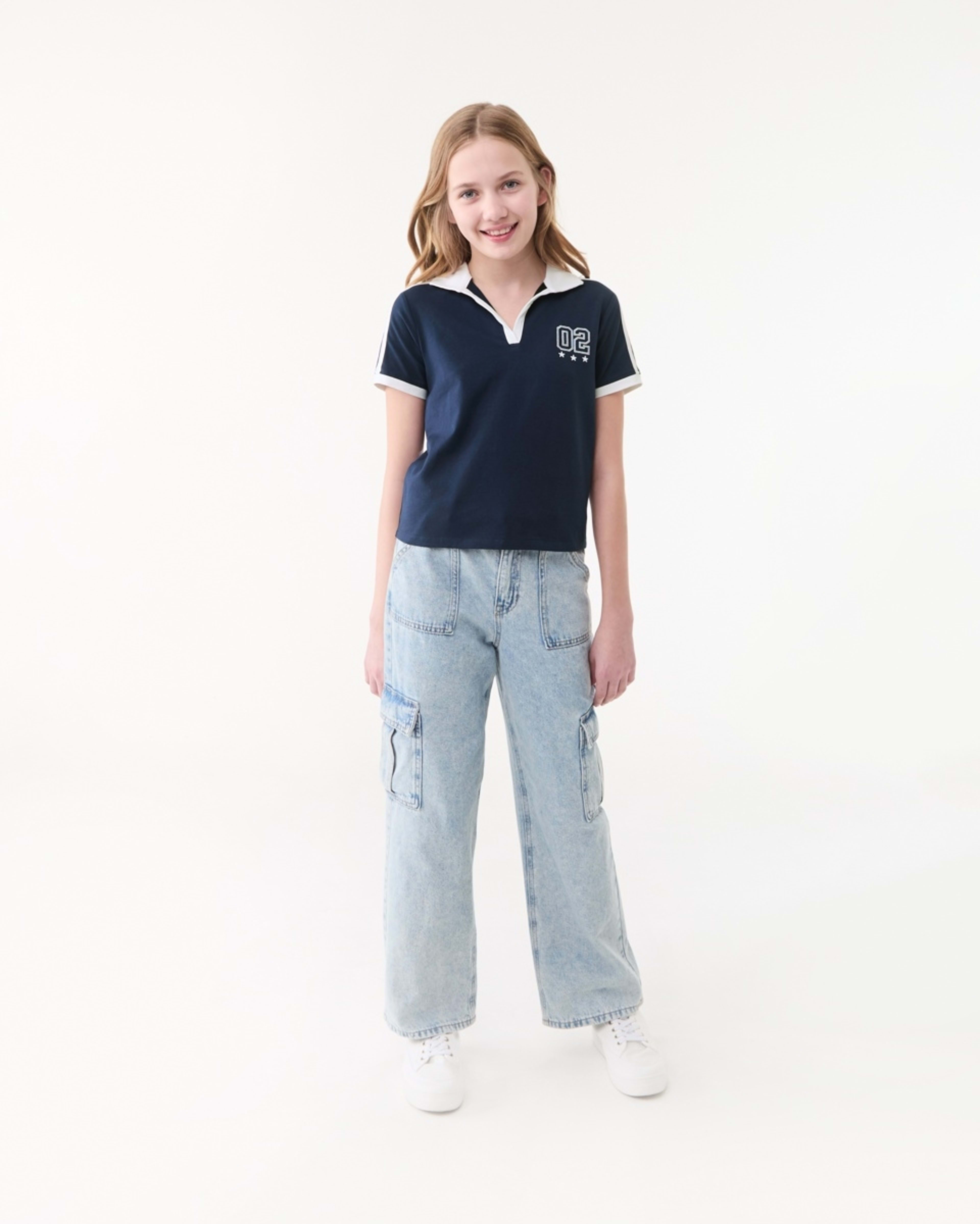 5 Polo T-shirt BLUE 02 STARS, 5 of 6