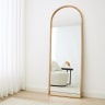 Arch Oak Look Floor Mirror - Kmart