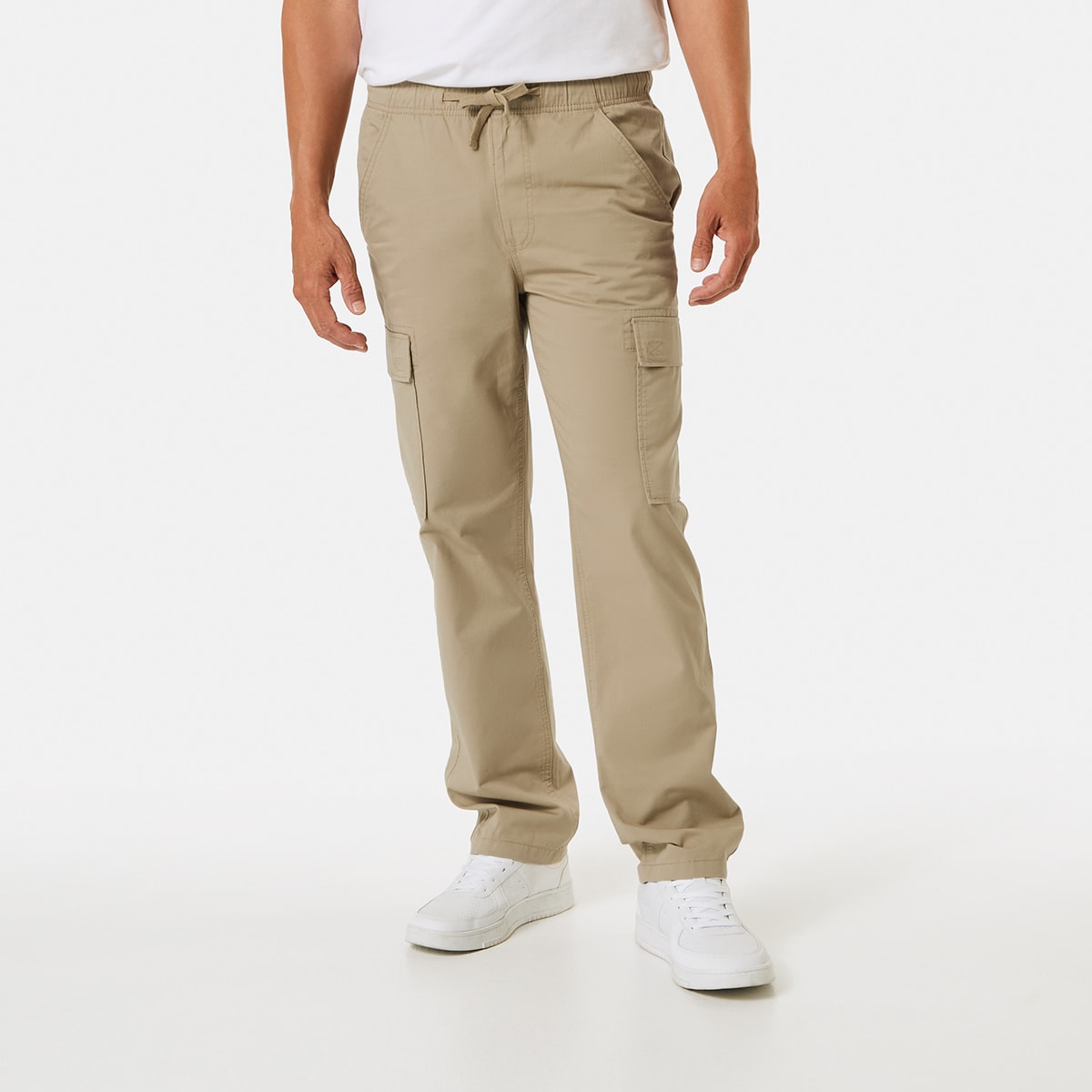 Elastic Waist Cargo Pants - Kmart