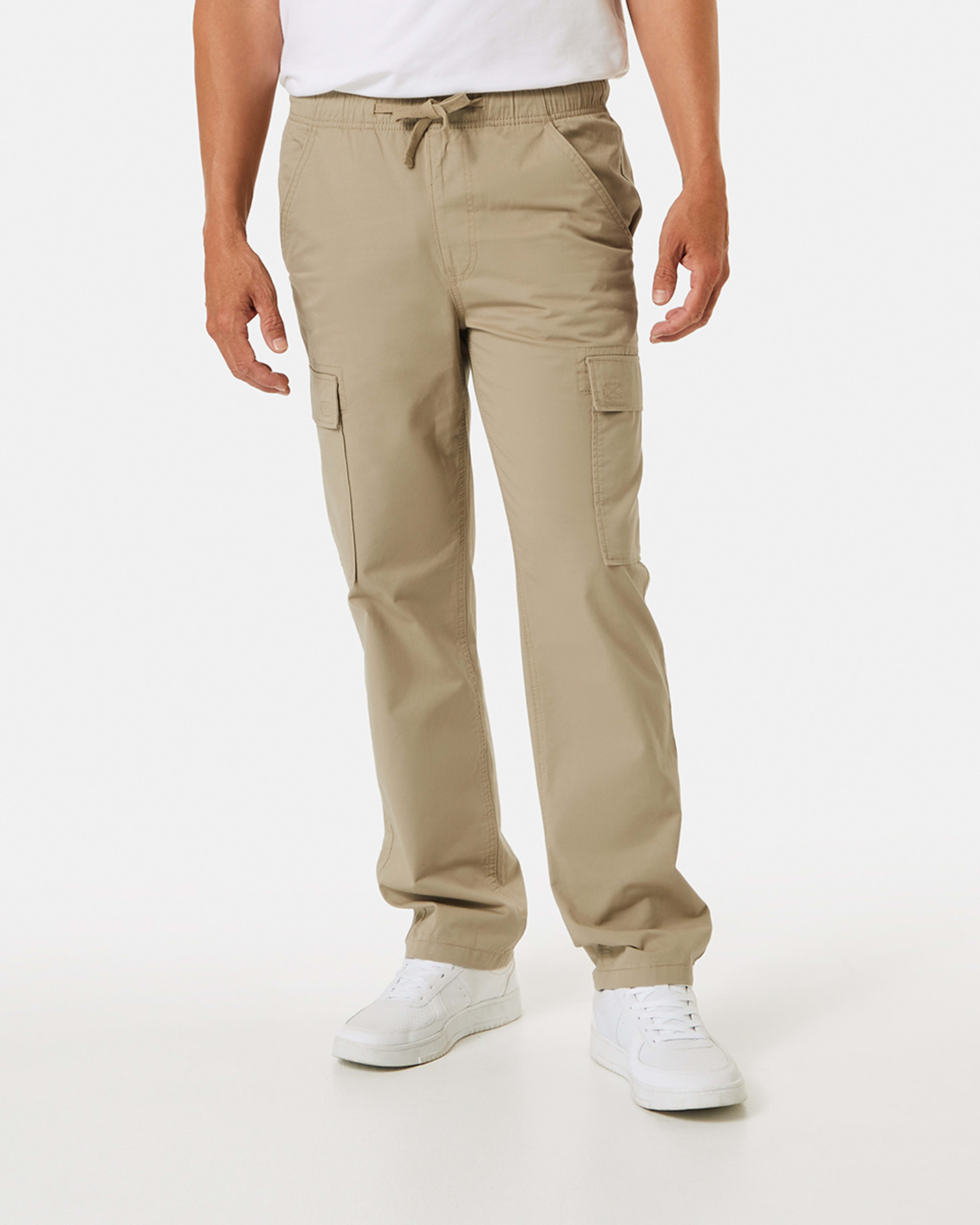 Elastic Waist Cargo Pants Kmart