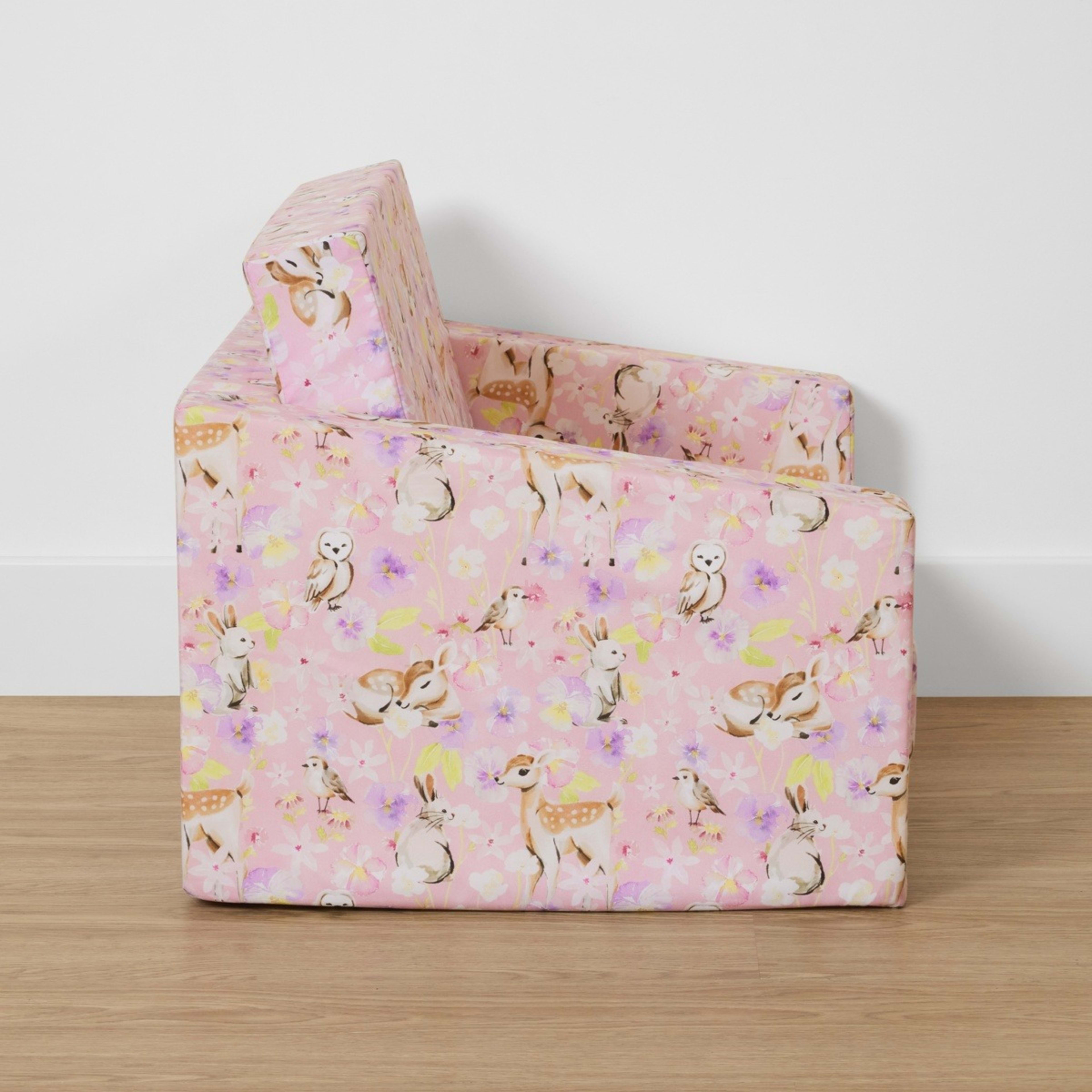 5 Animal Flipout Kids Sofa - Pink, 5 of 10