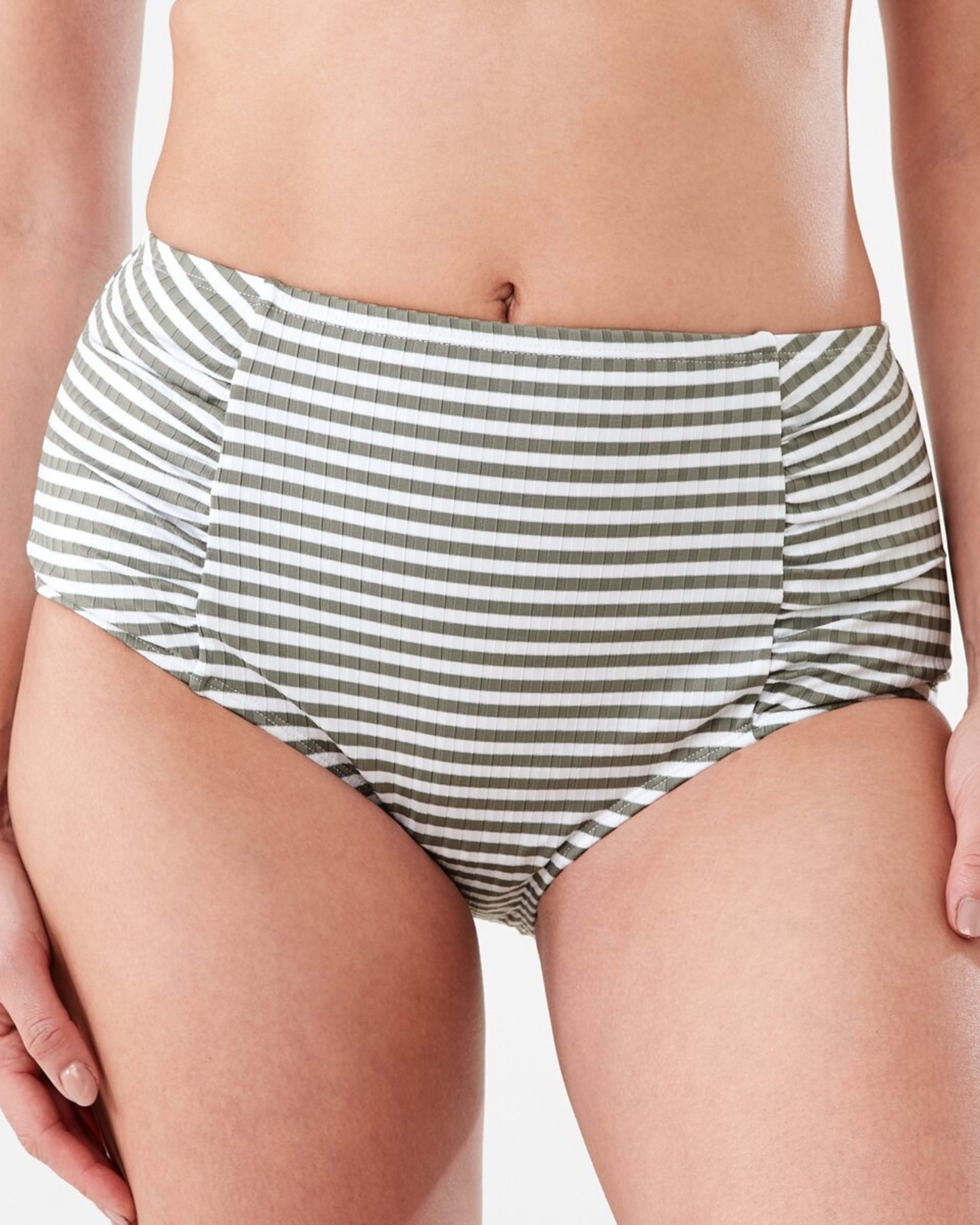1 Shape Wear Boyleg Briefs BURNT OLIVE STRIPE