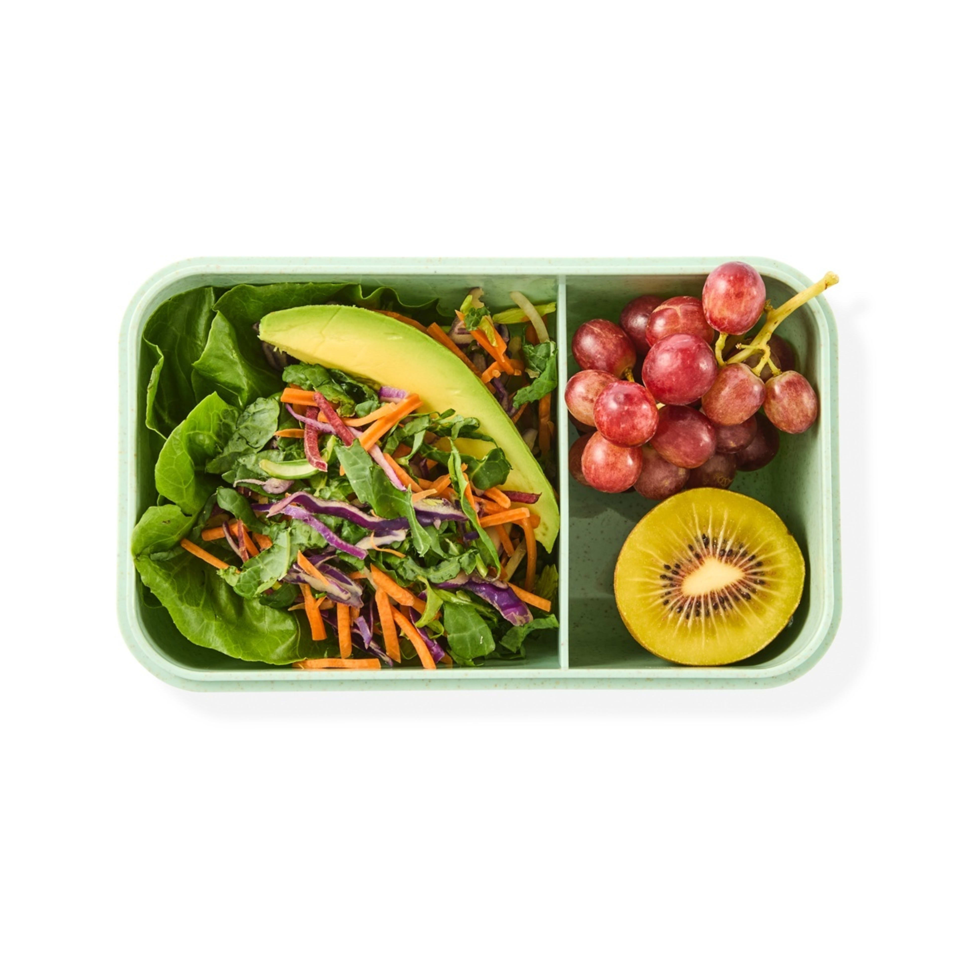 3 Green Wheat Straw Lunch Box with Cutlery, 3 of 10