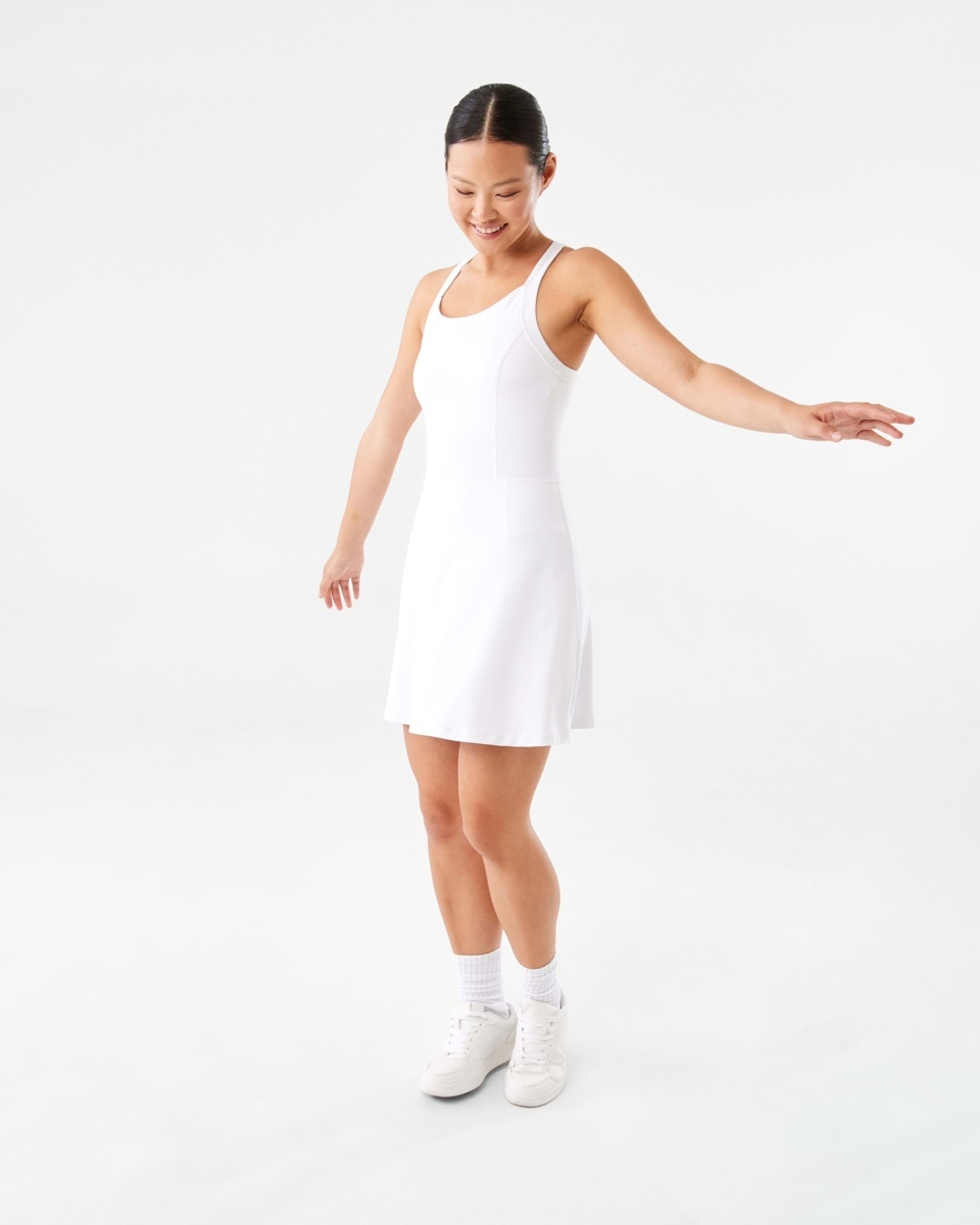 3 Active Womens Tennis Dress White, 3 of 9