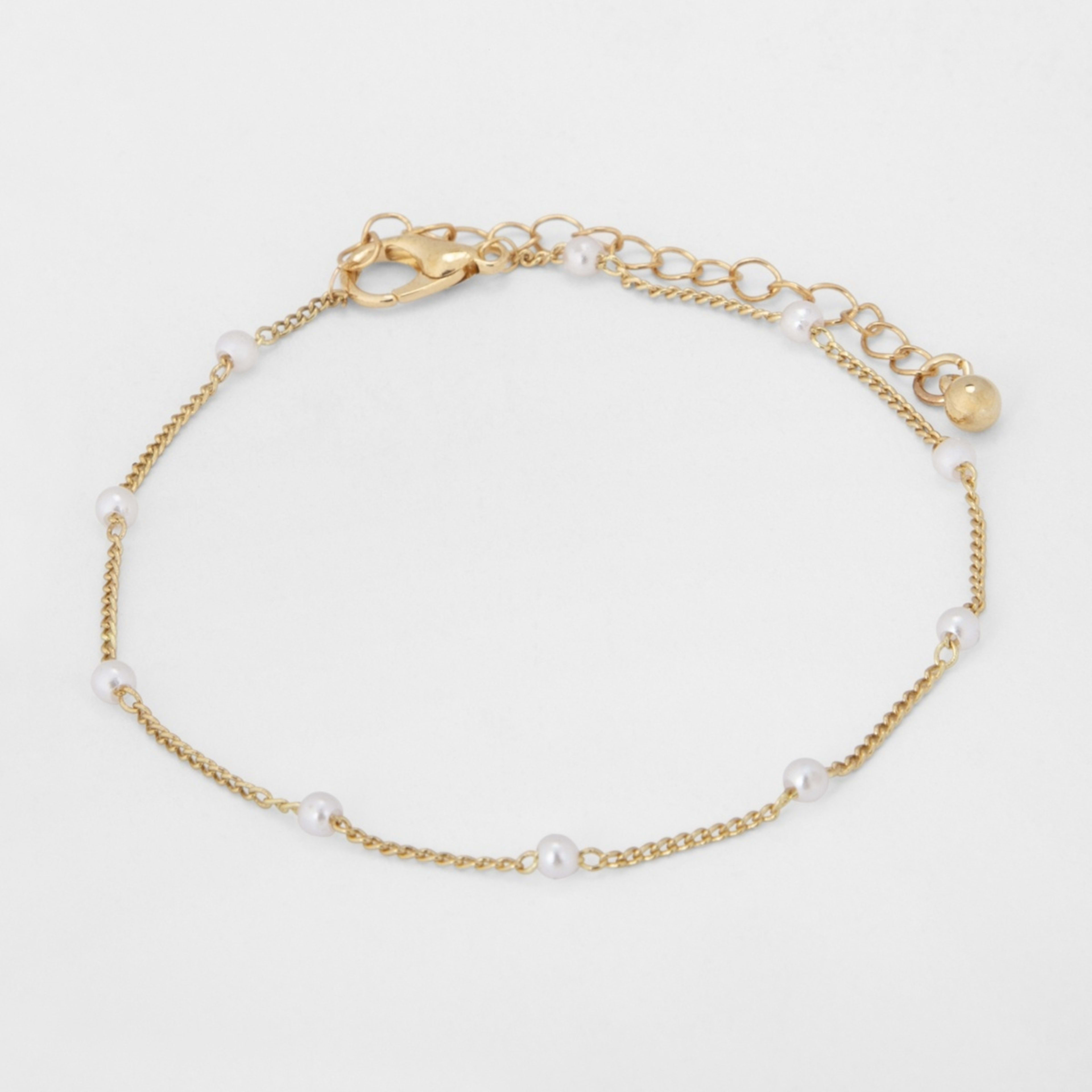 5 Pack Chain and Diamante Bracelet - Gold Tone - Kmart