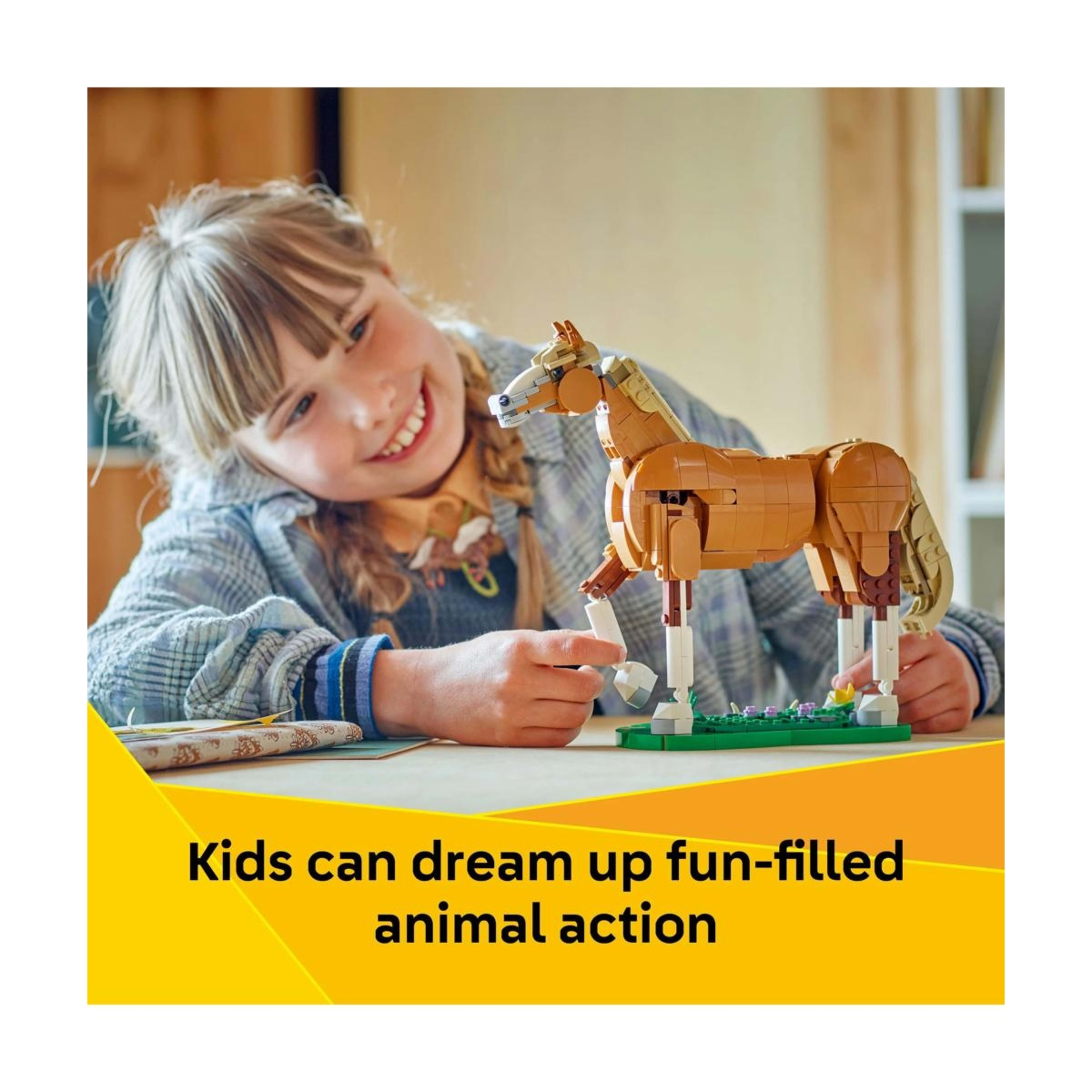 4 LEGO Creator Beautiful Horse 31166, 4 of 10