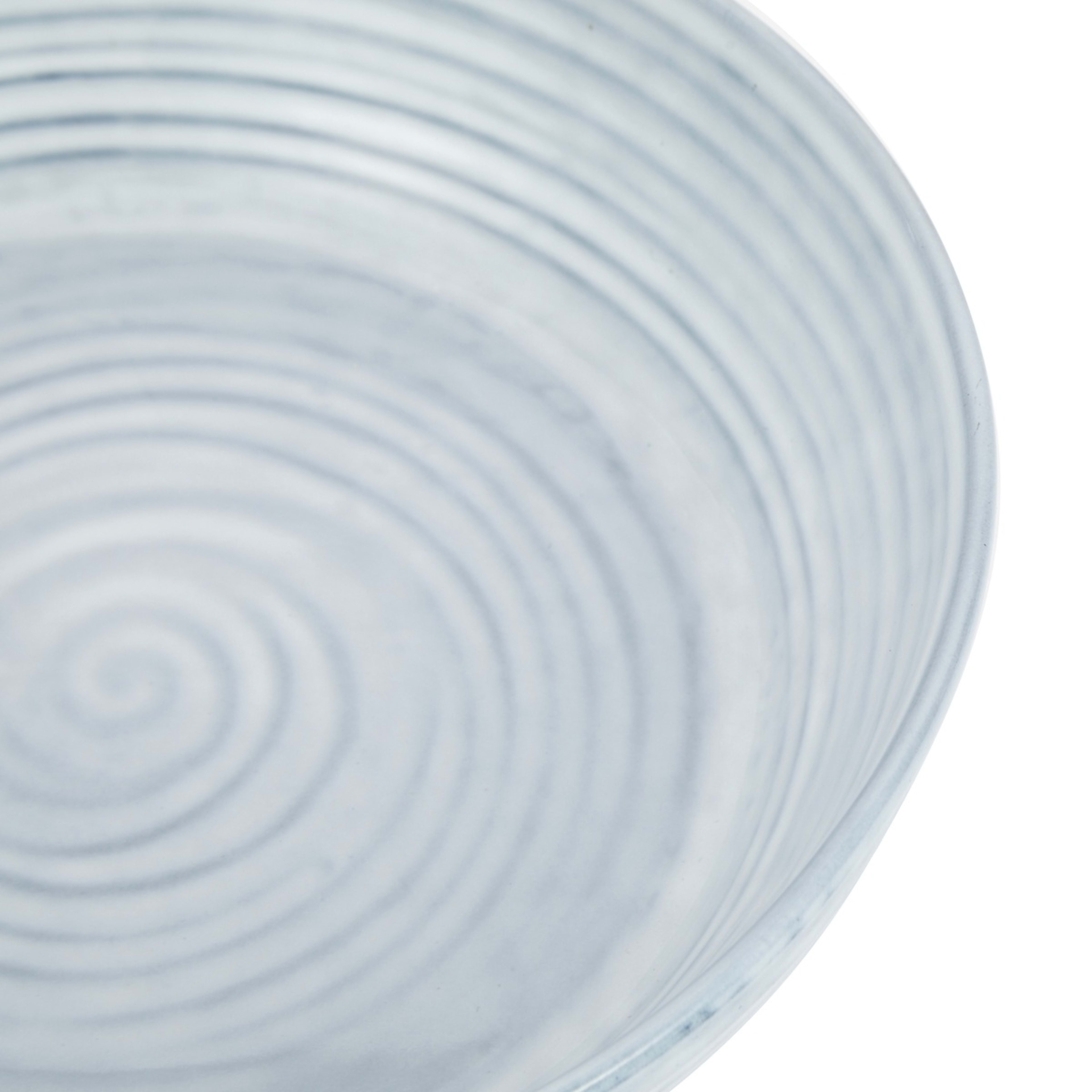 3 Blue Swirl Large Bowl, 3 of 7