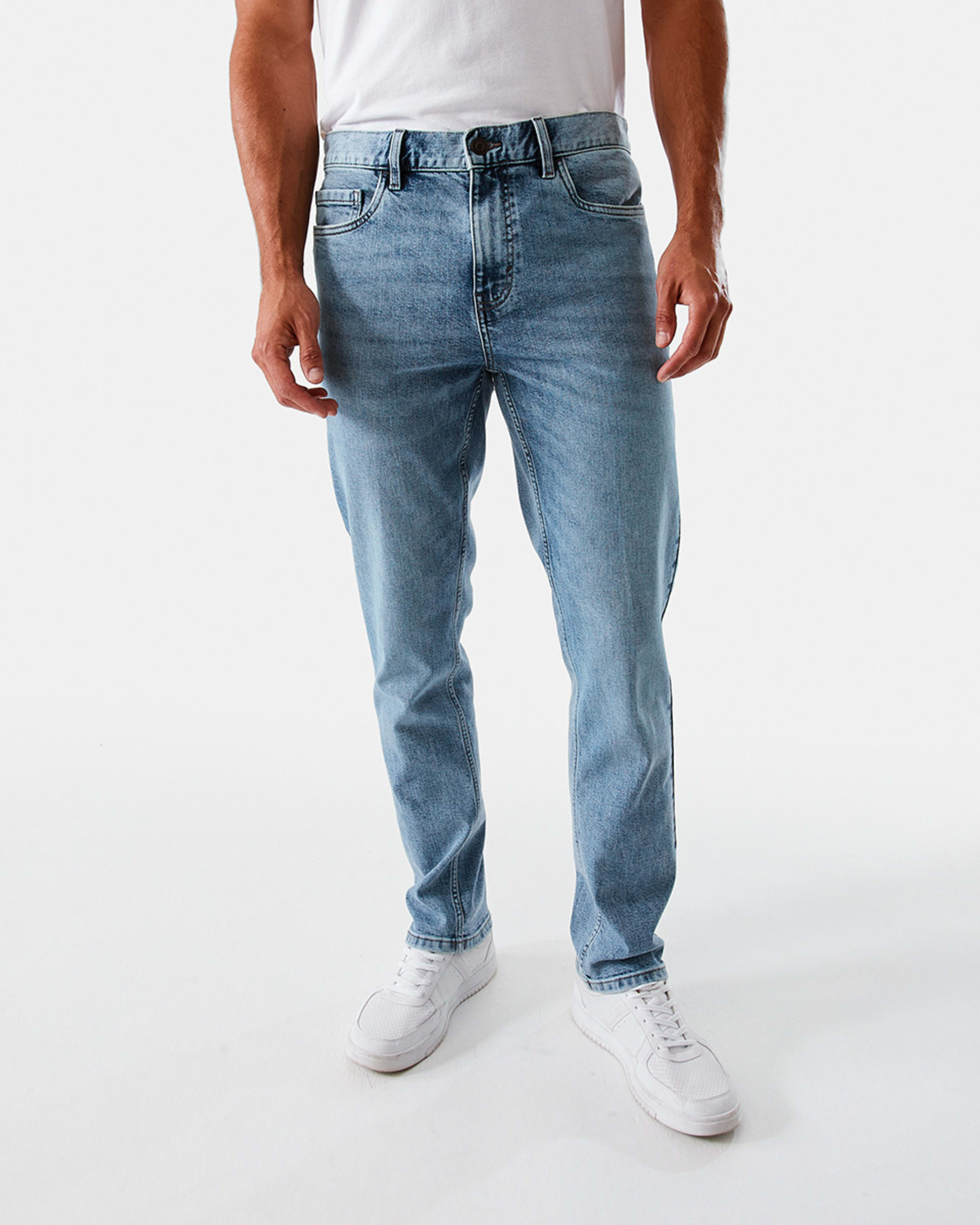 1 Slim Fit Stretch Jeans LIGHT WASH