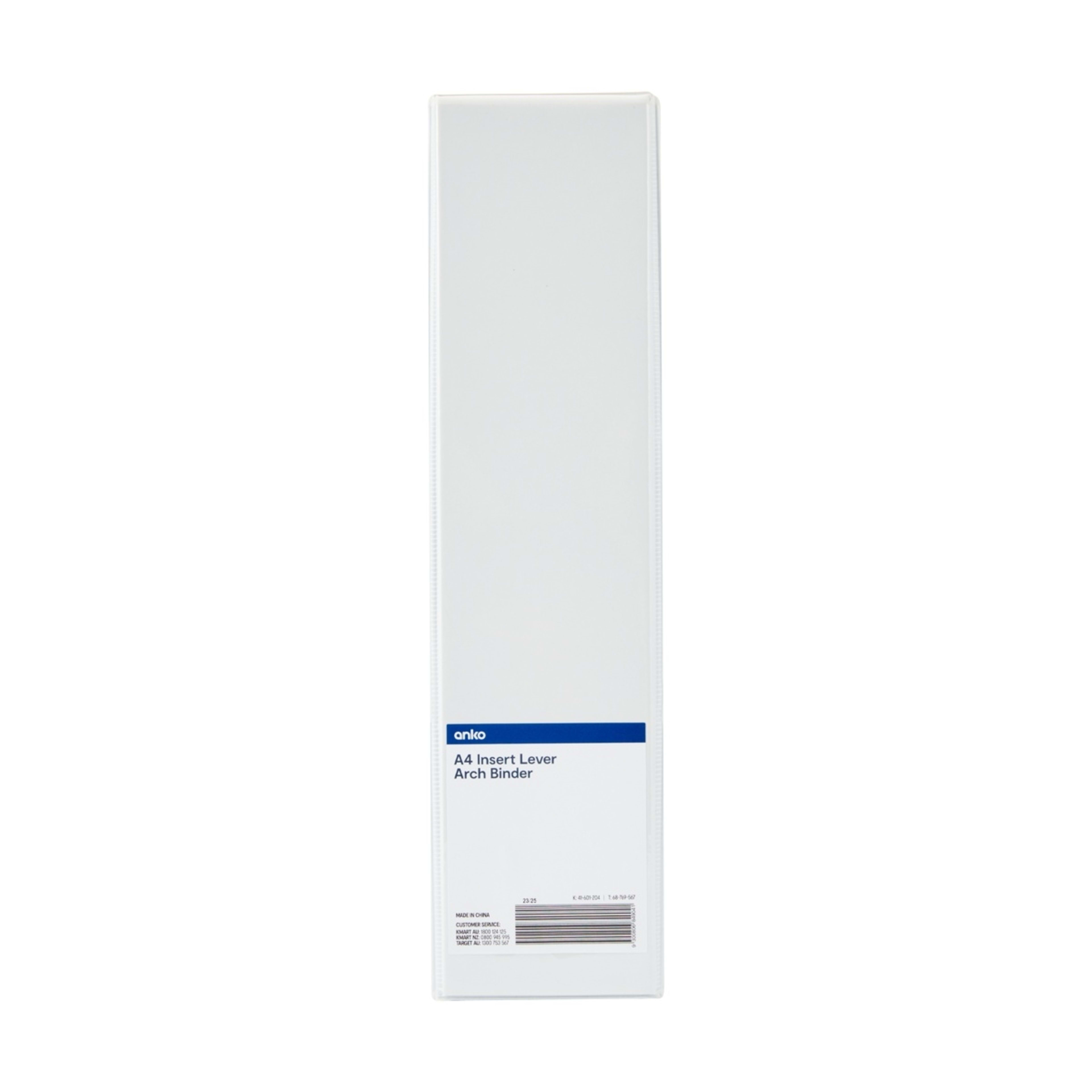 6 A4 Lever Arch Insert Binder - White, 6 of 6