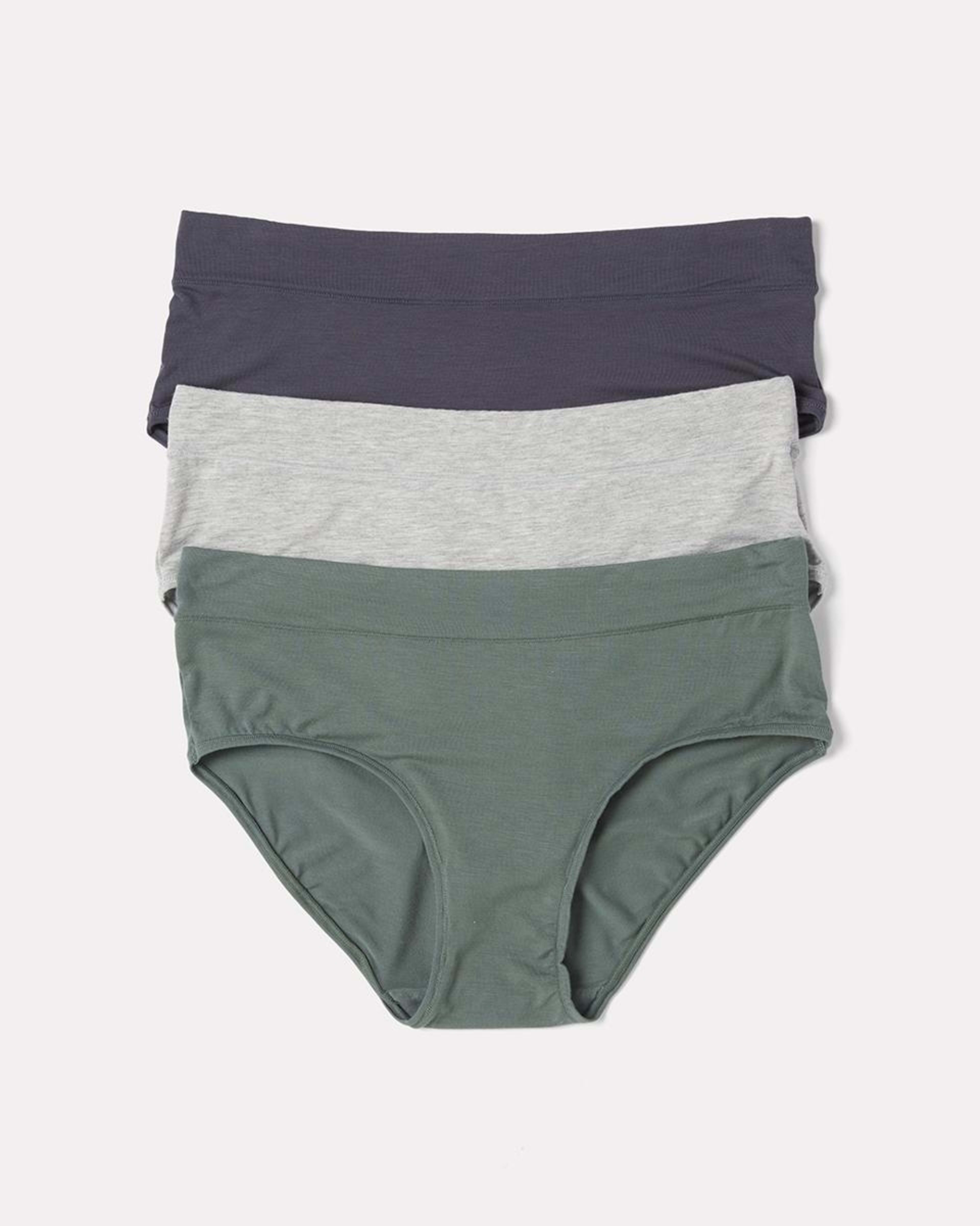 1 3 Pack Bamboo Blend Midi Briefs Sg Sm Sn, 1 of 8