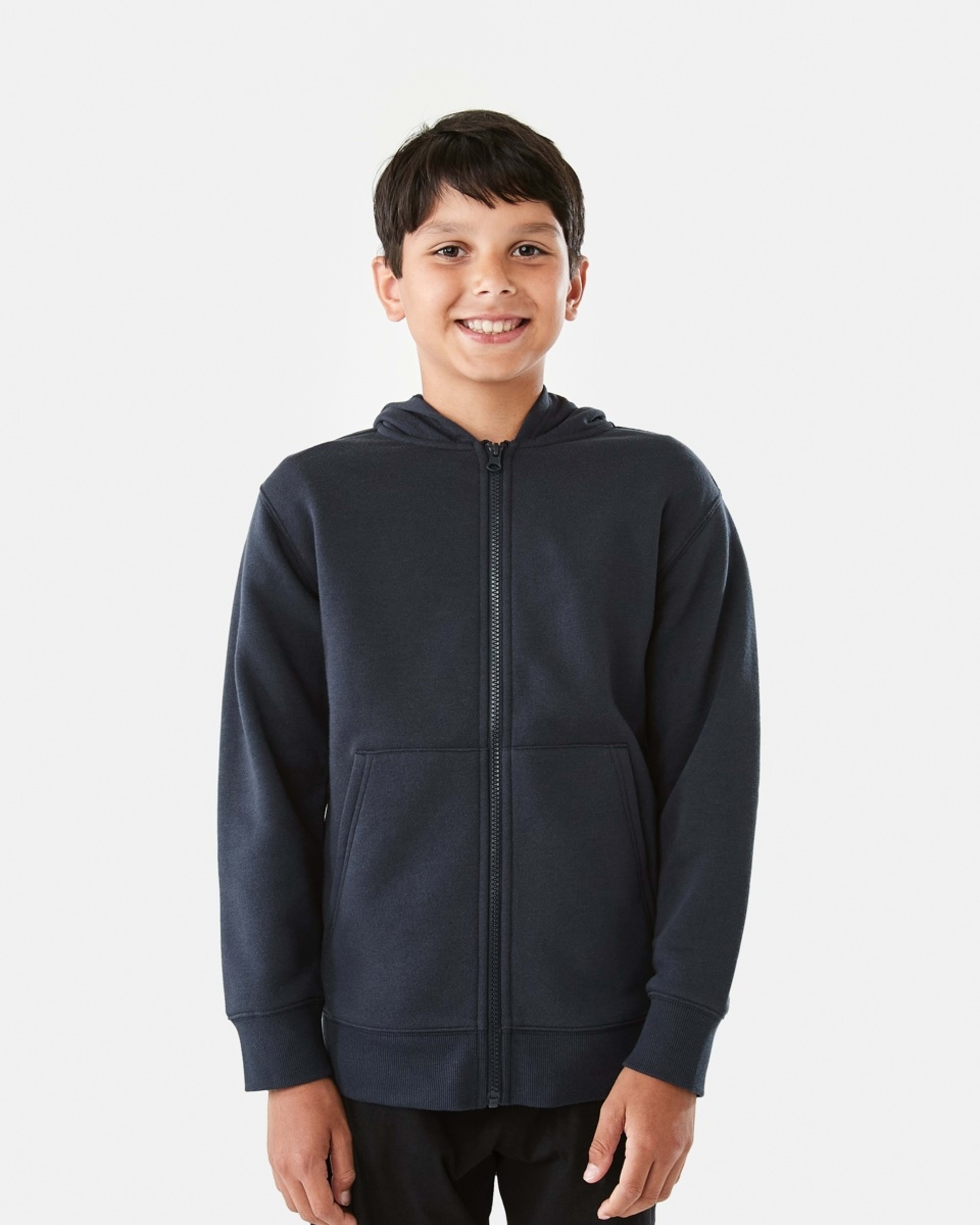 2 Zip Through Hoodie Nvy Sphire, 2 of 10