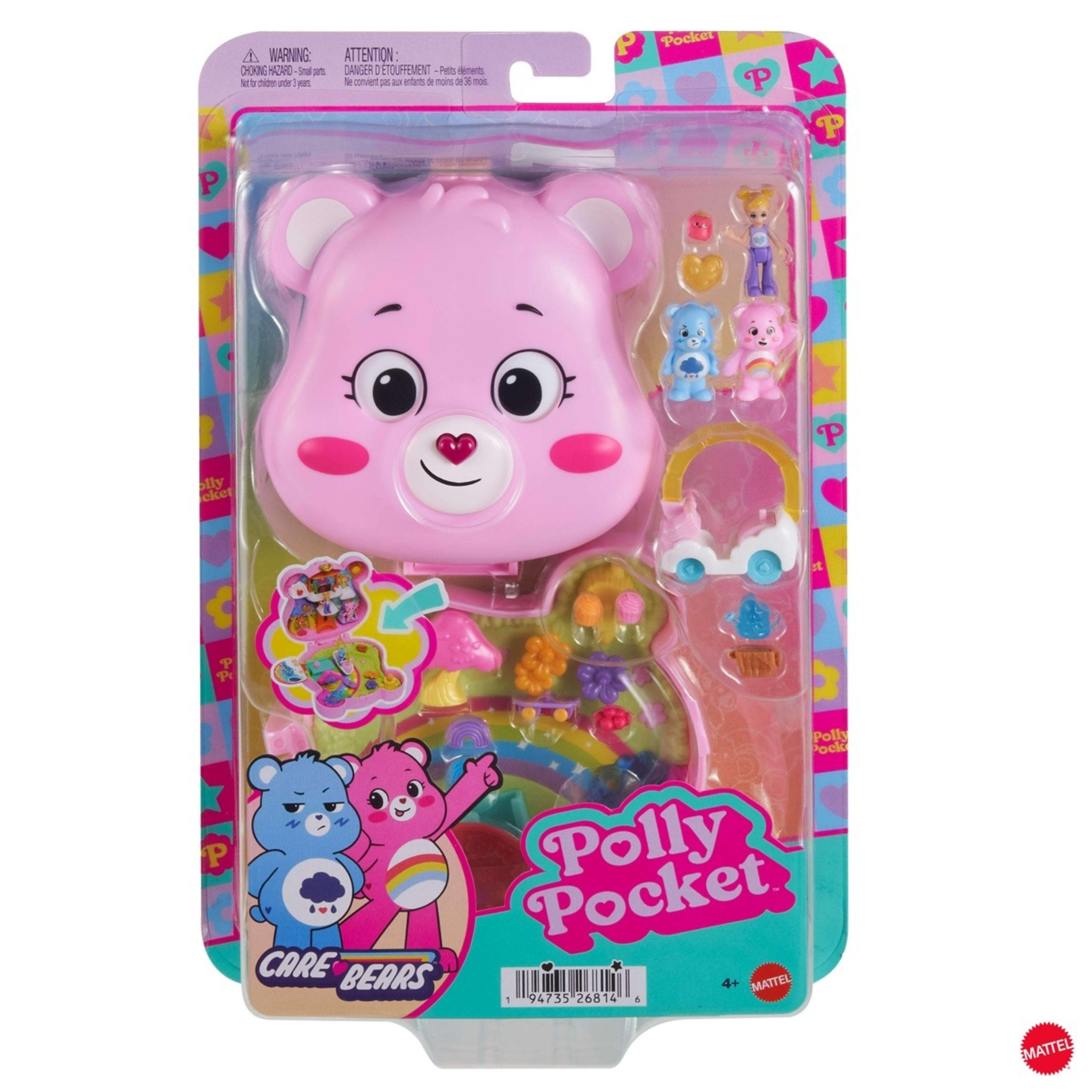 1 Polly Pocket x Care Bears Dolls and Playset, 1 of 6