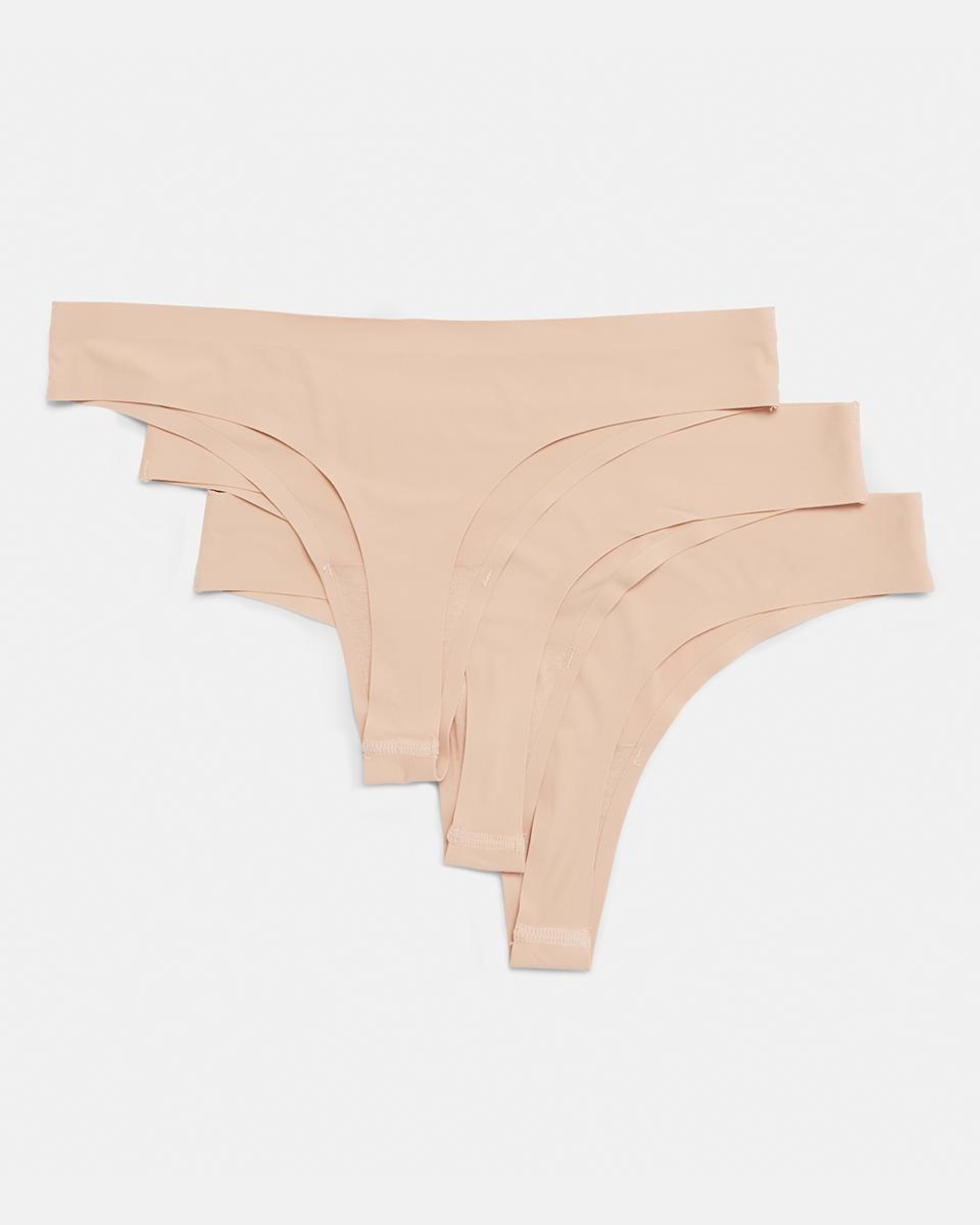 2 3 Pack Outta-Sight G-string Briefs Bge Almnd, 2 of 5