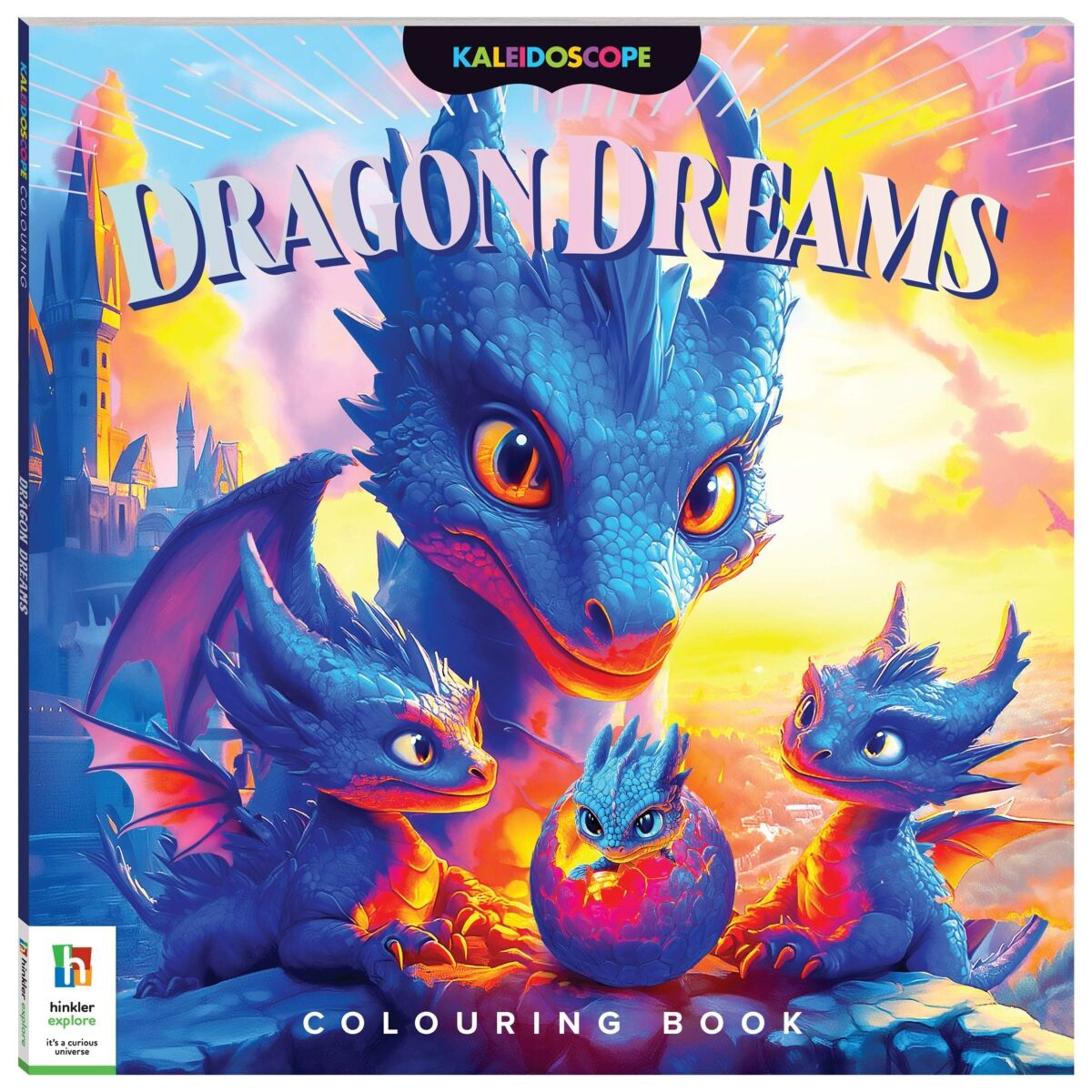 1 Kaleidoscope: Dragon Dreams Colouring Book