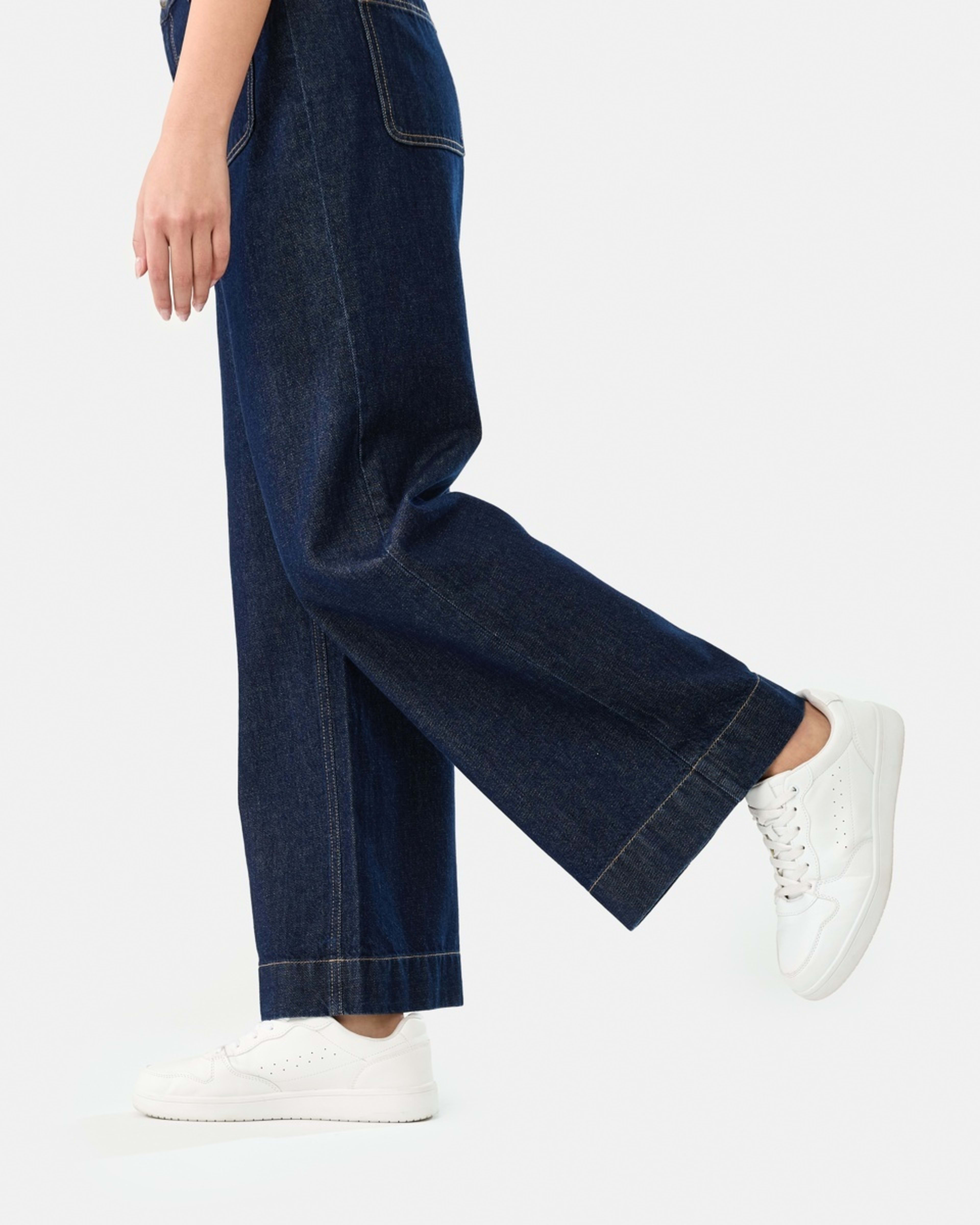 9 Wide Leg Pocket Jeans INDIGO, 9 of 11