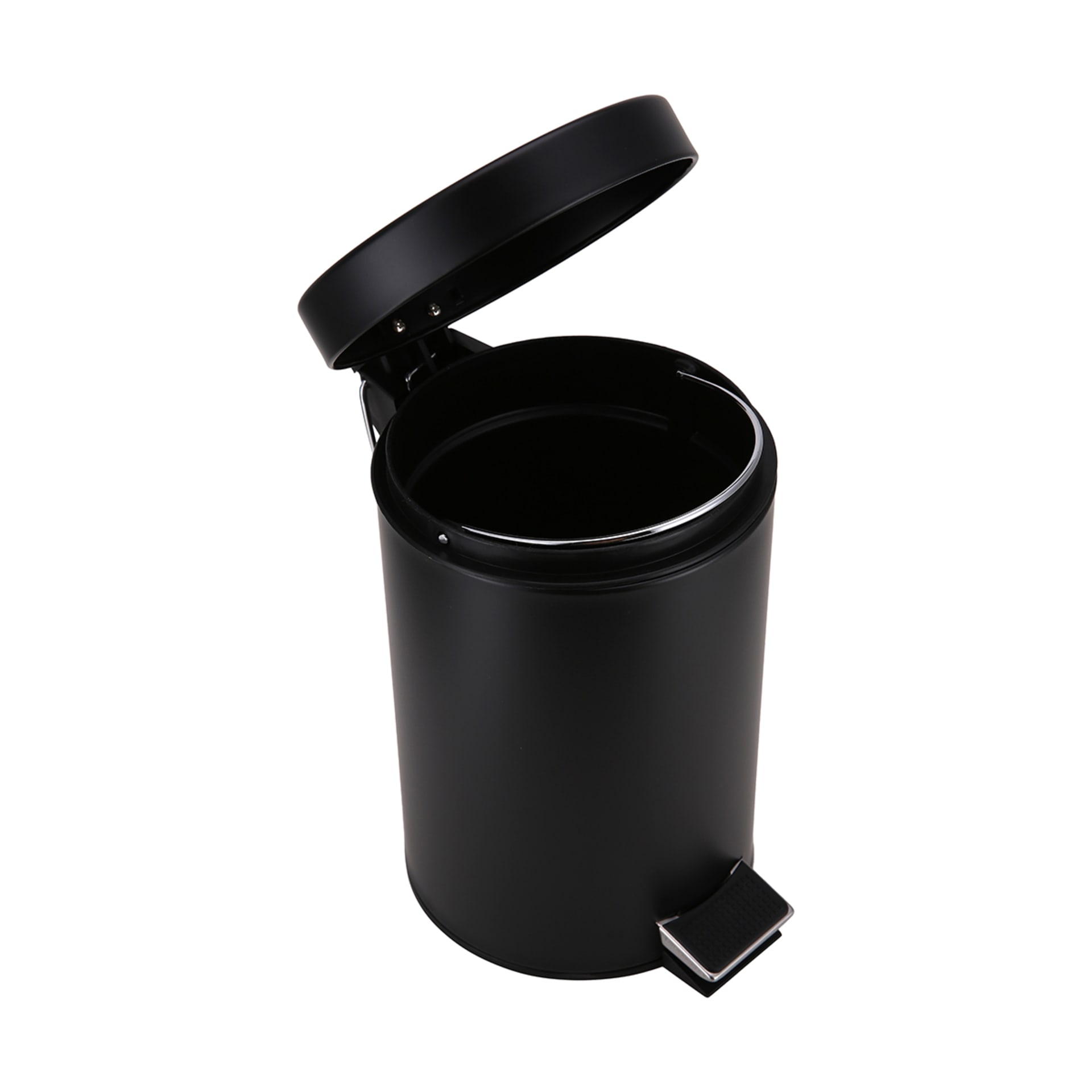 3L Rubbish Bin Black Kmart