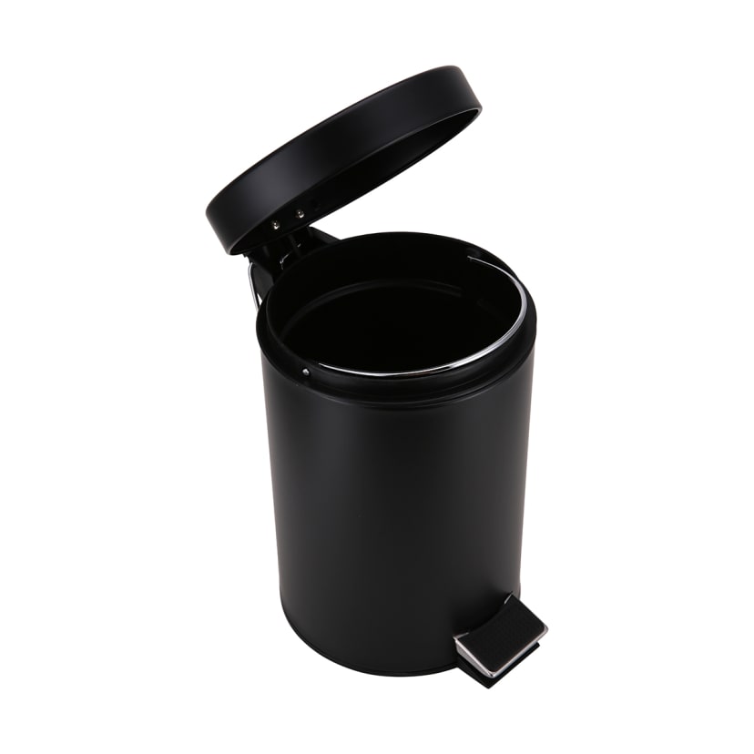3L Rubbish Bin Black Kmart