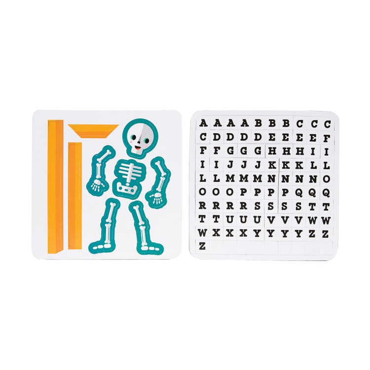 Skeleton Hangman Pocket Game Kmart