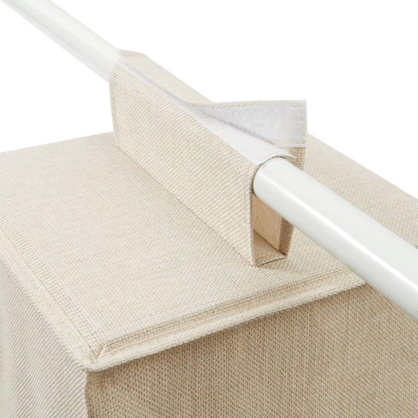 6 Shelf Linen Look Hanging Organiser Kmart