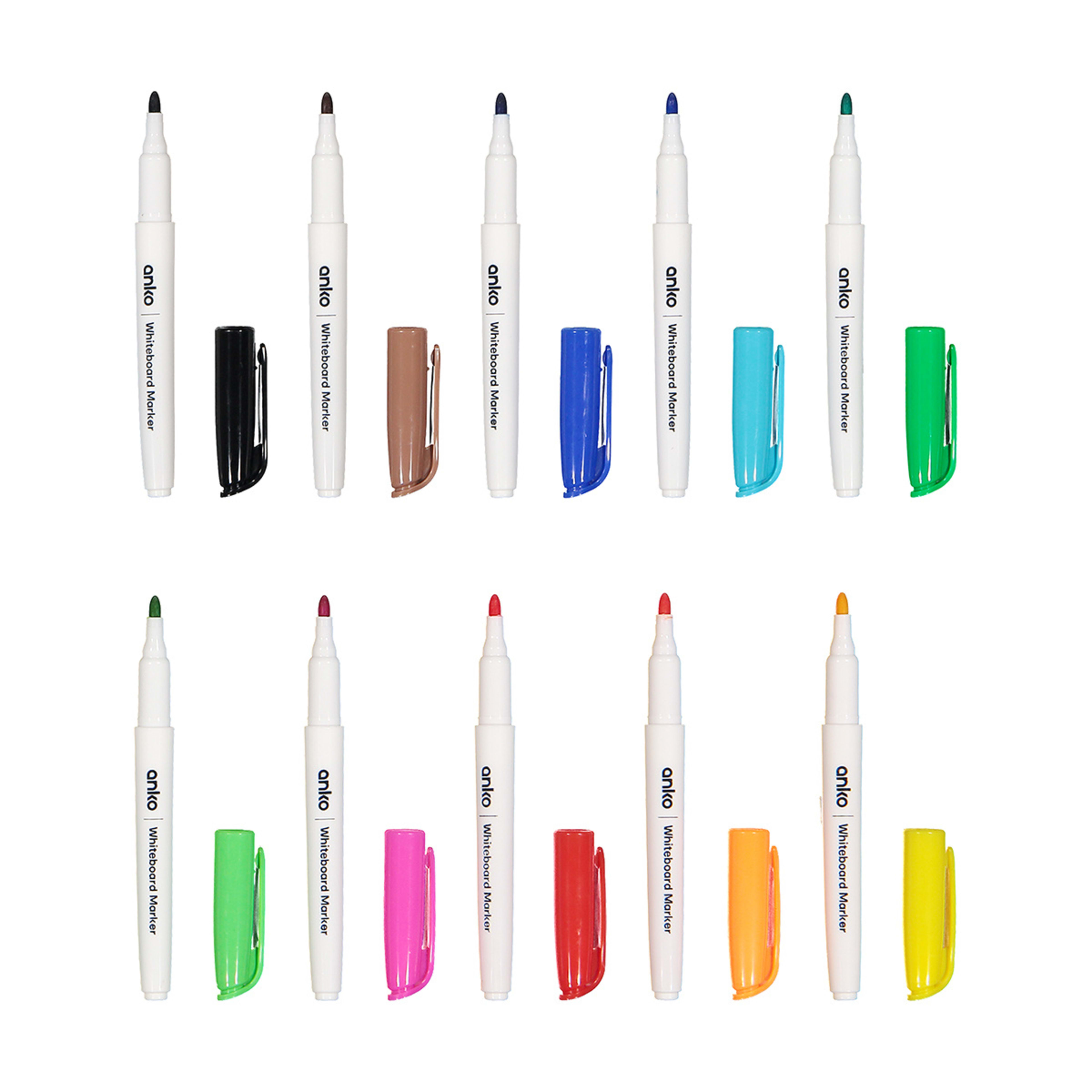 10 Pack Whiteboard Markers Kmart