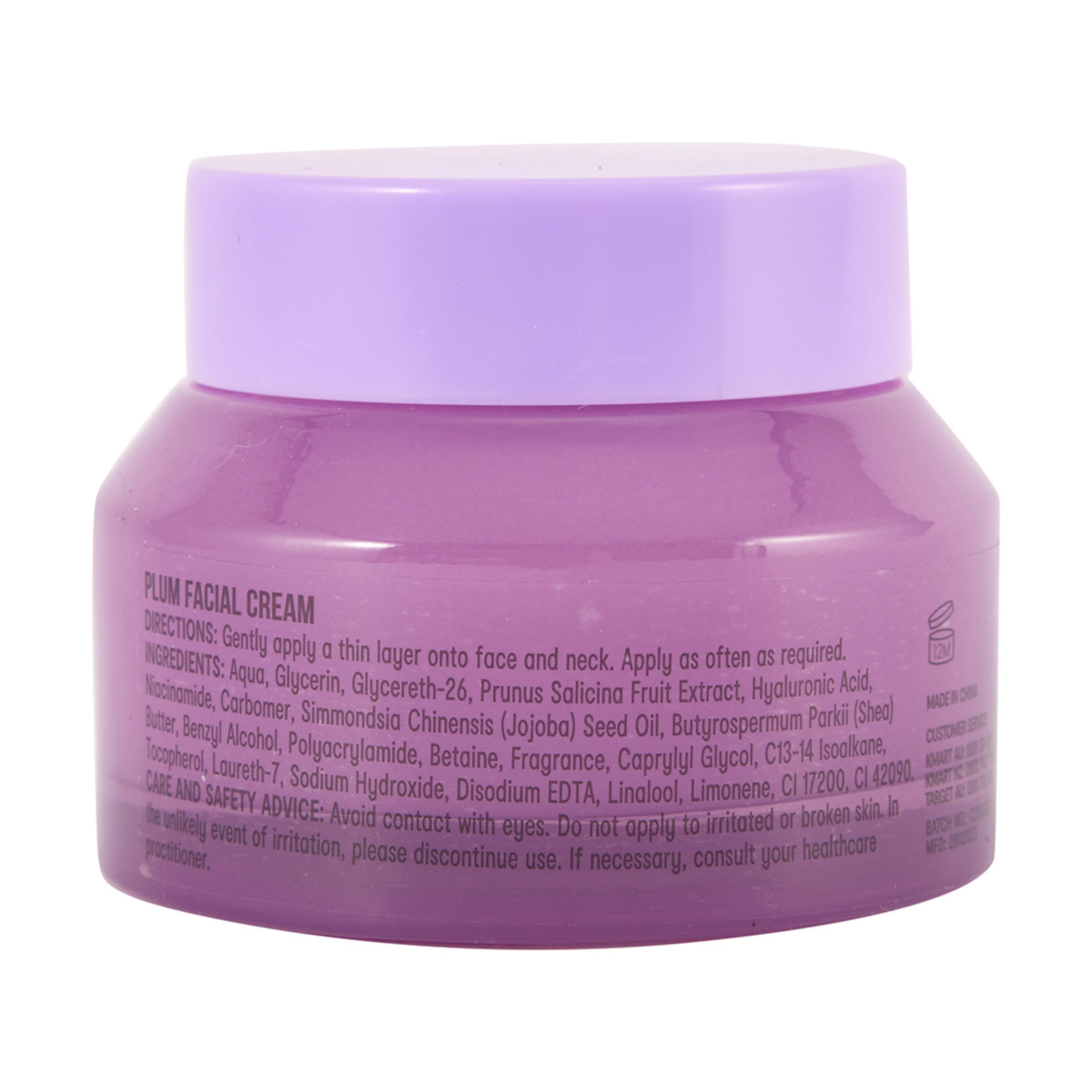 6 OXX Skincare Plum Facial Cream 50ml - Niacinamide, Hyaluronic Acid and Plum Extract, 6 of 6