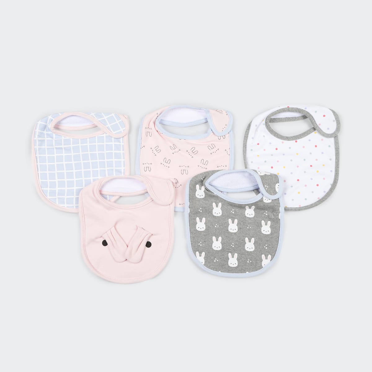 5 Pack Bibs Bunny Kmart