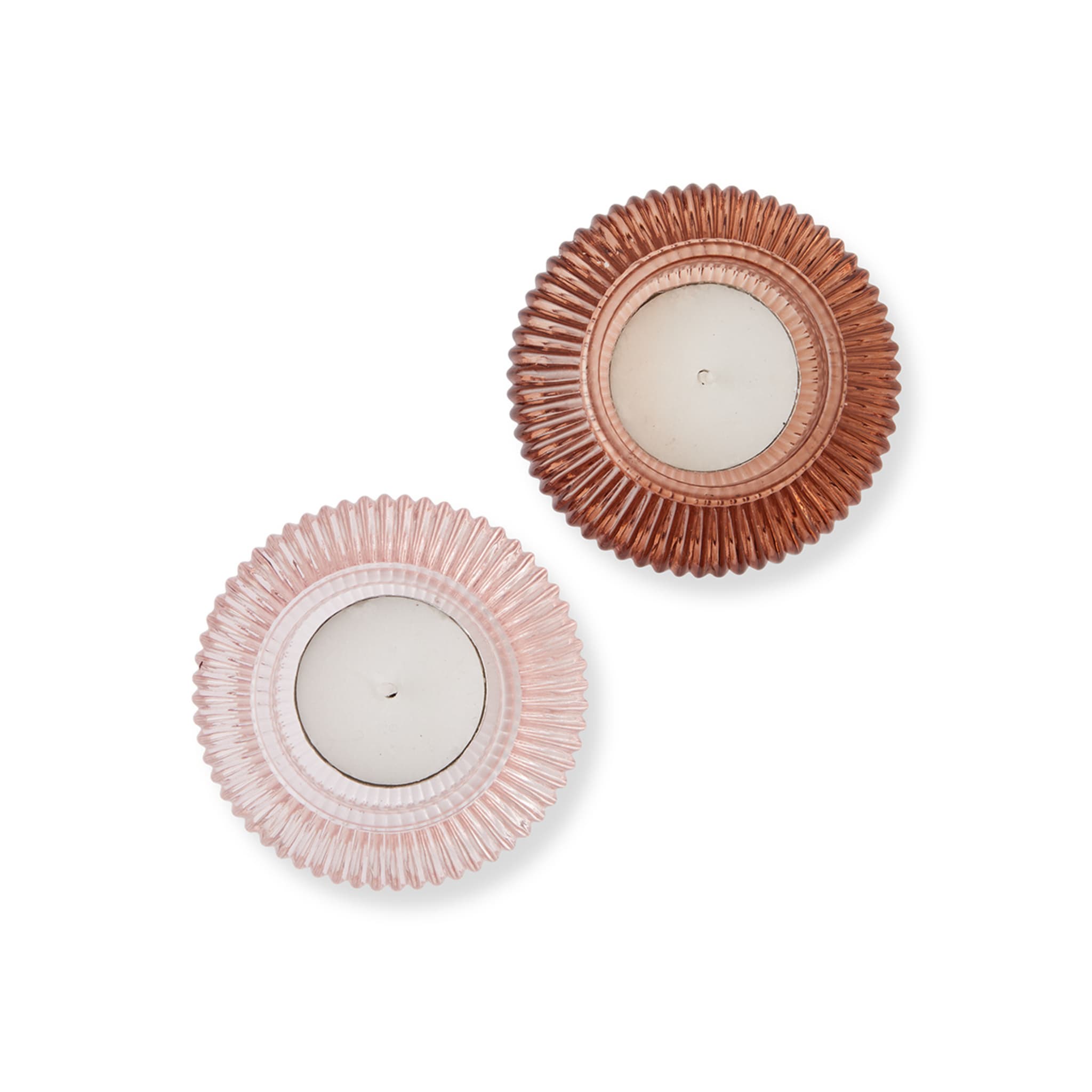 2 Pack Glass Tealight Holders Kmart