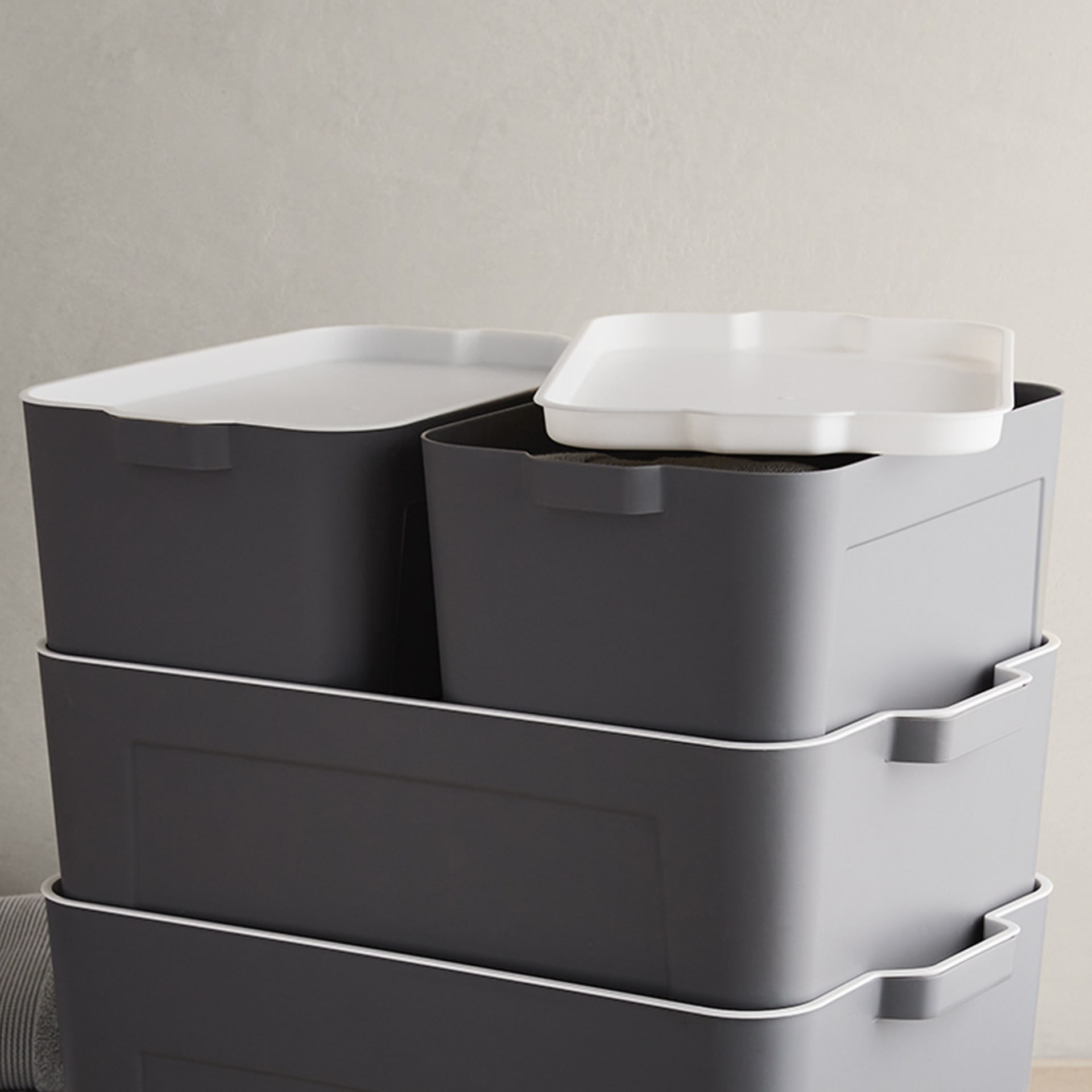 Stackable Container with Lid Small Kmart