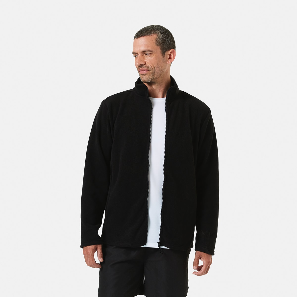 Active Mens Outdoor Polar Fleece Jacket Kmart