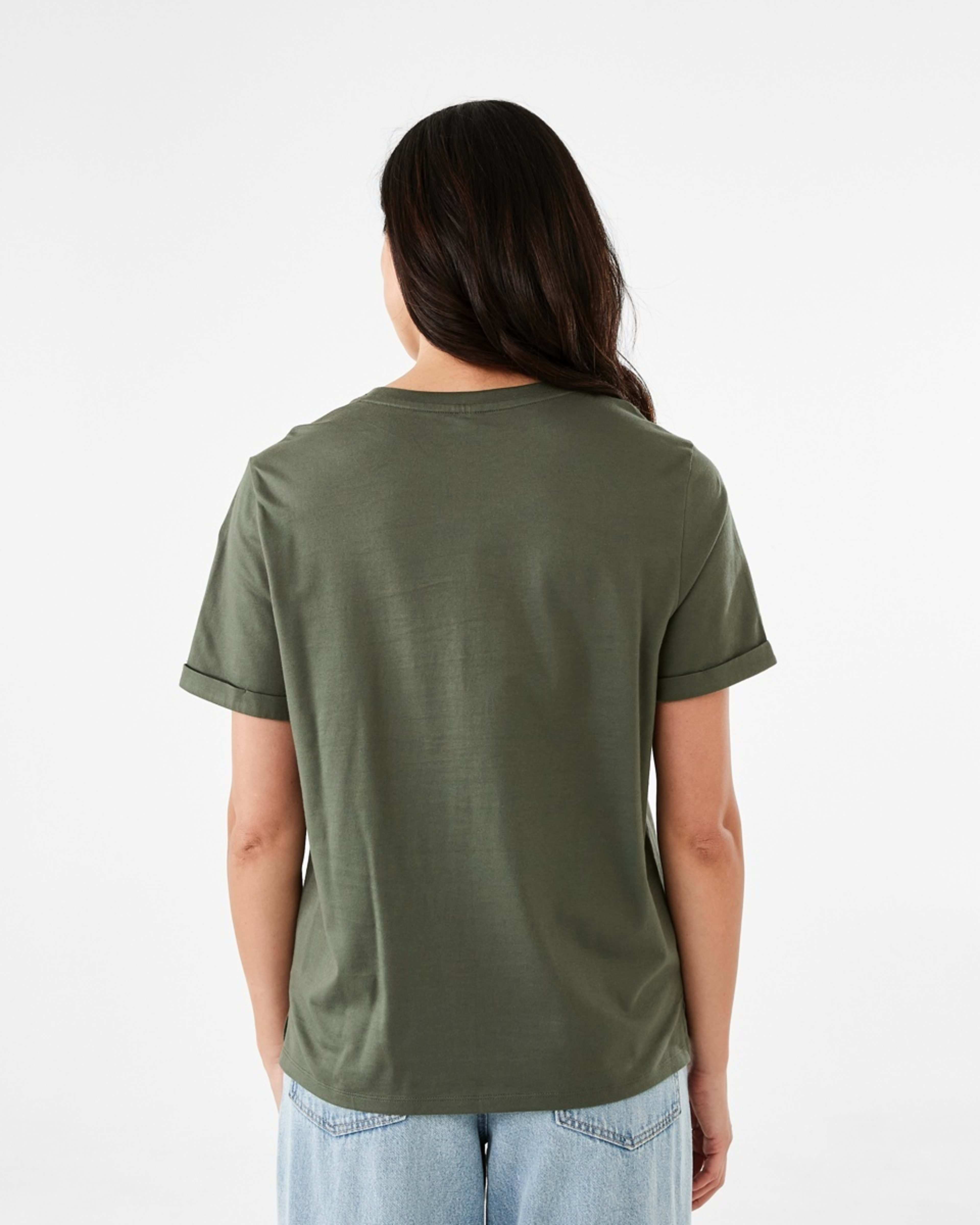 3 Short Sleeve Australian Cotton T-shirt Grn Olive, 3 of 7