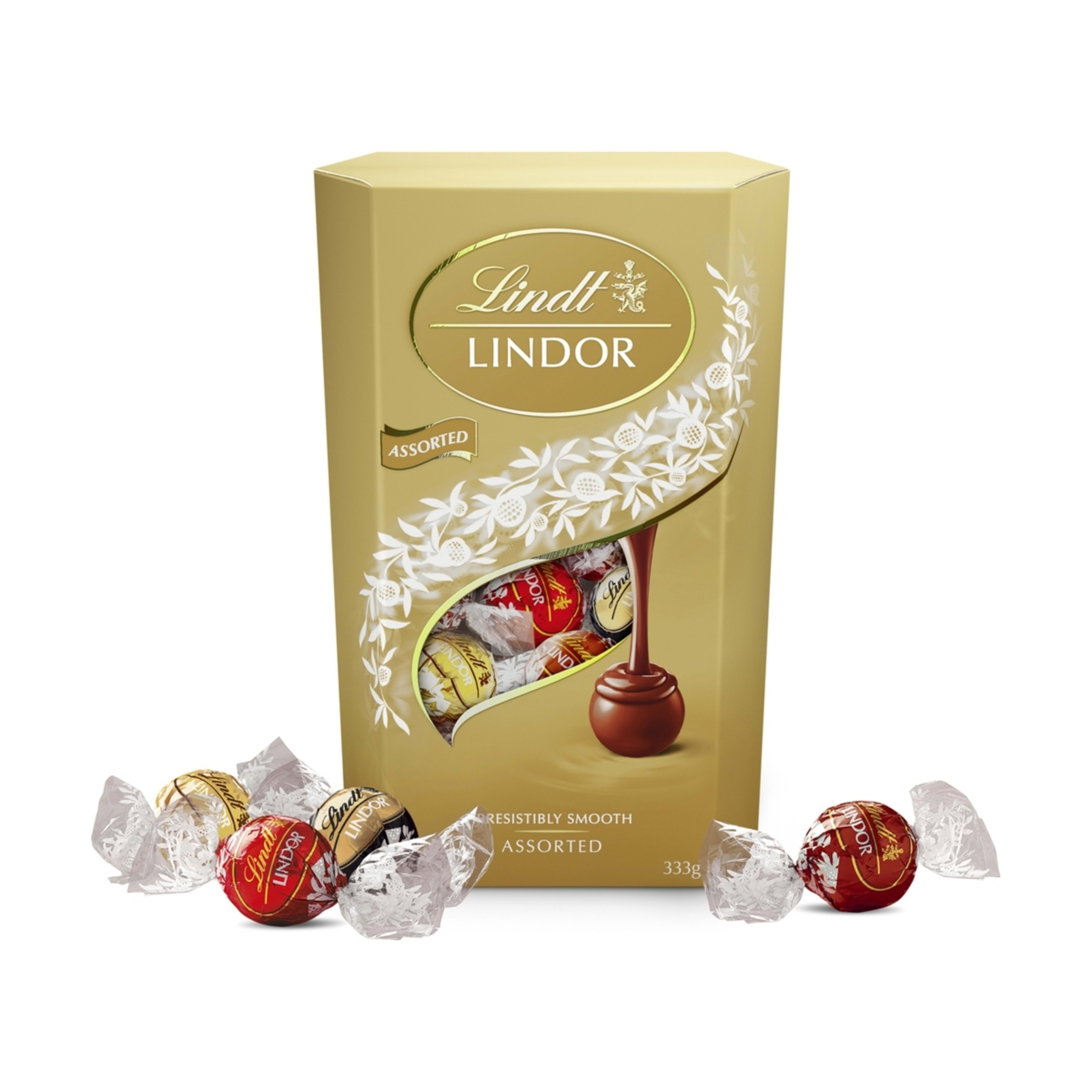 2 Lindt LINDOR Assorted Chocolate Cornet 333g, 2 of 7