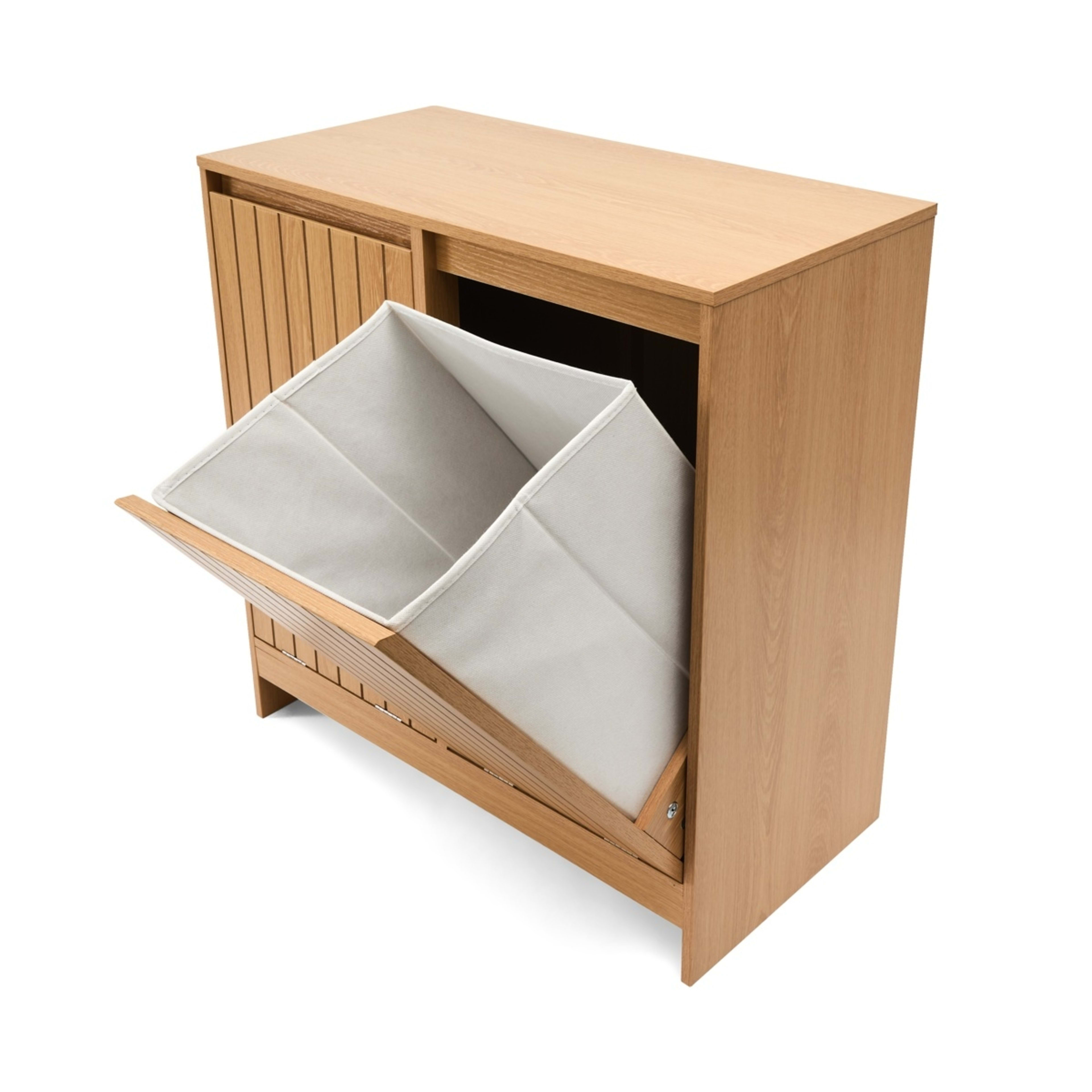 9 Leon Laundry Hamper Cabinet, 9 of 10