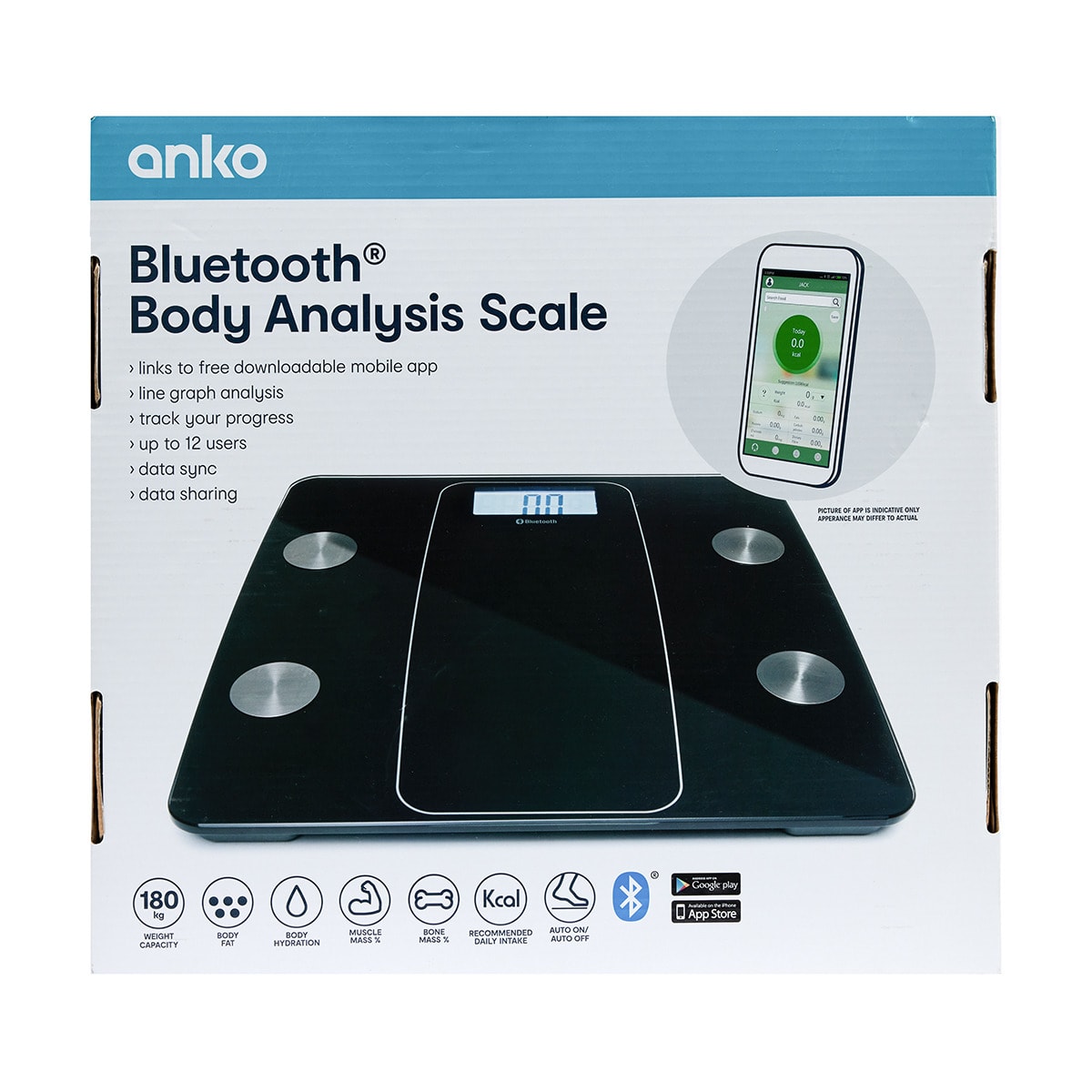 Bluetooth Body Analysis Scale Kmart NZ